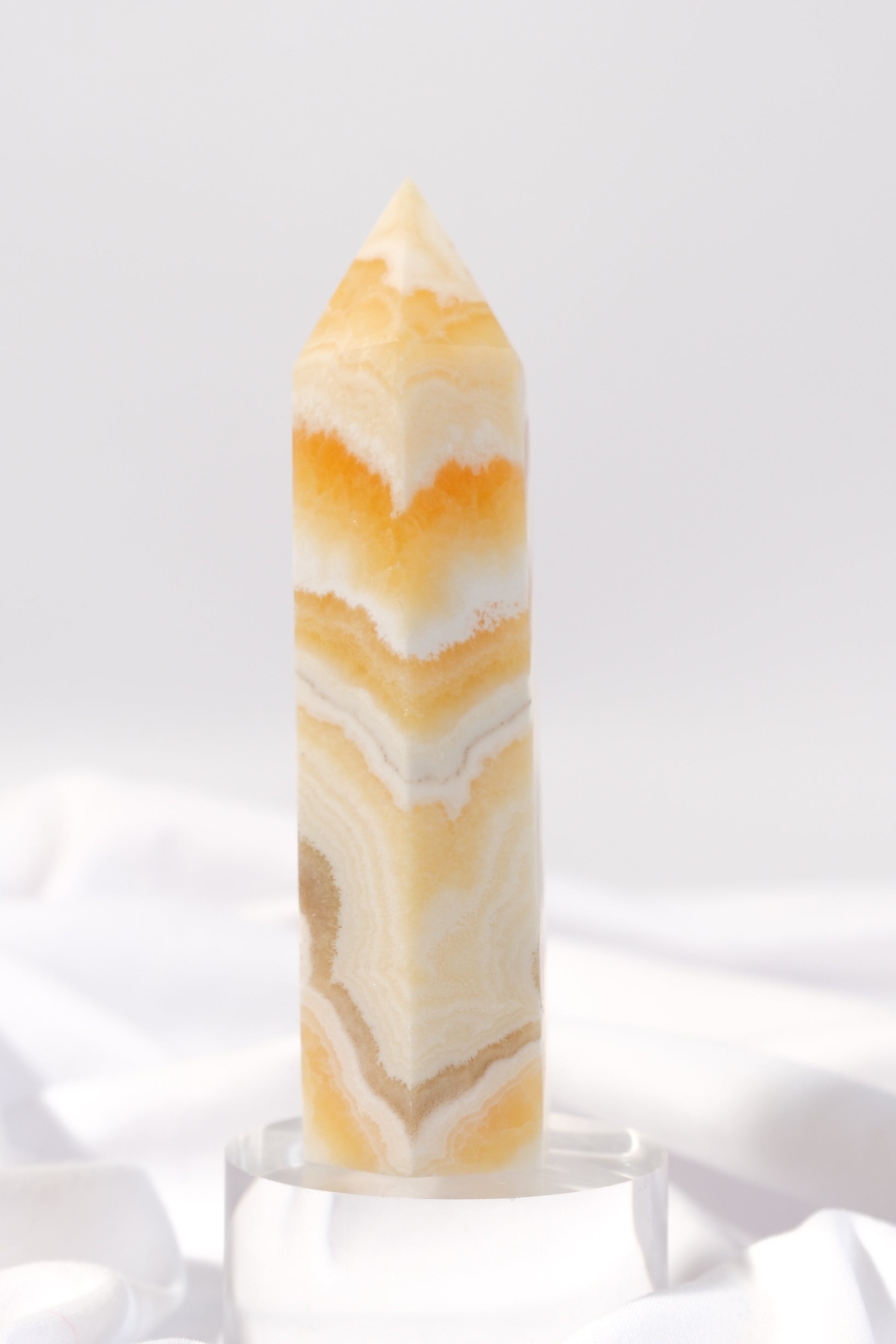 Orange Calcite Tower