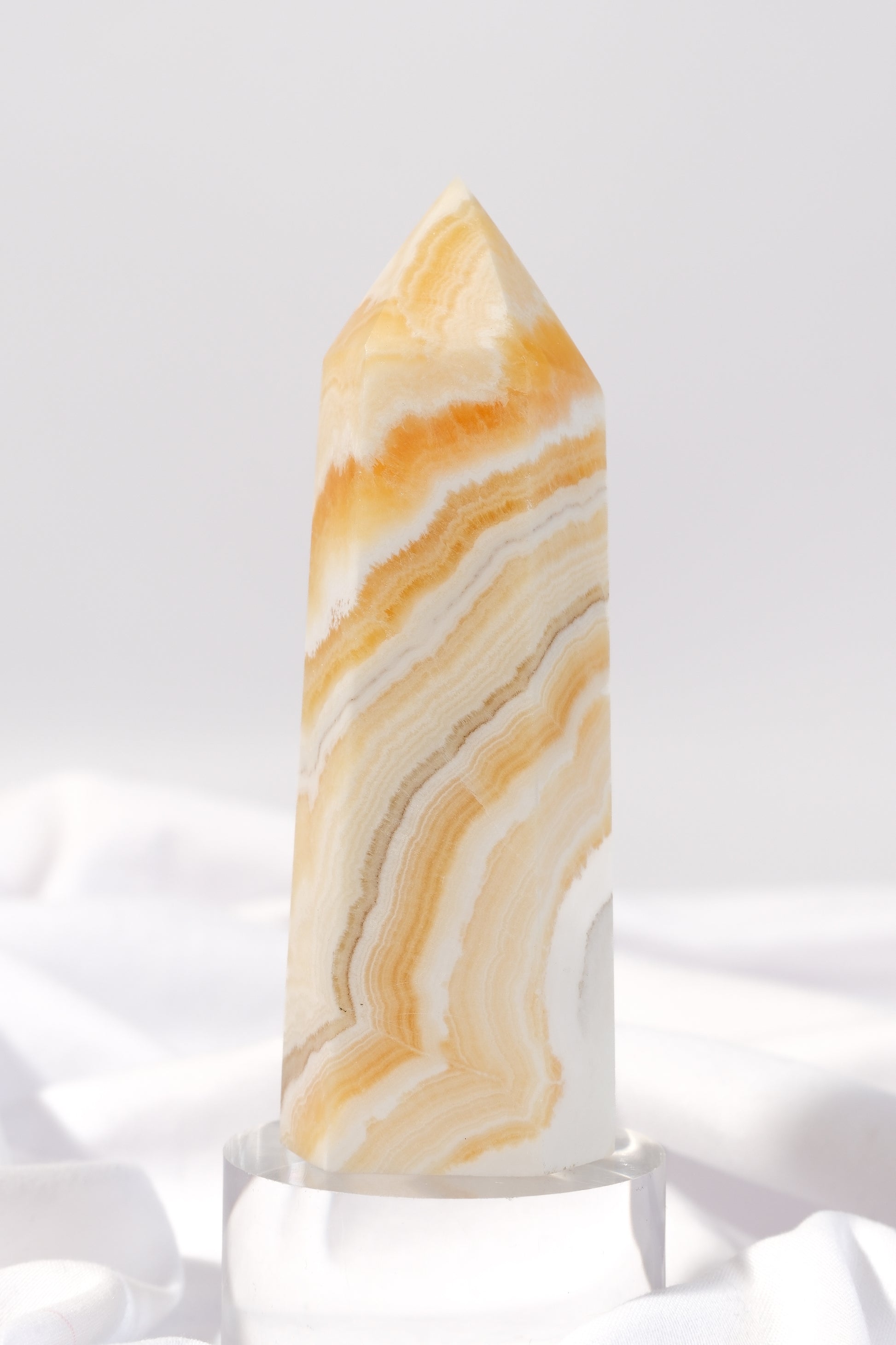 Orange Calcite Tower