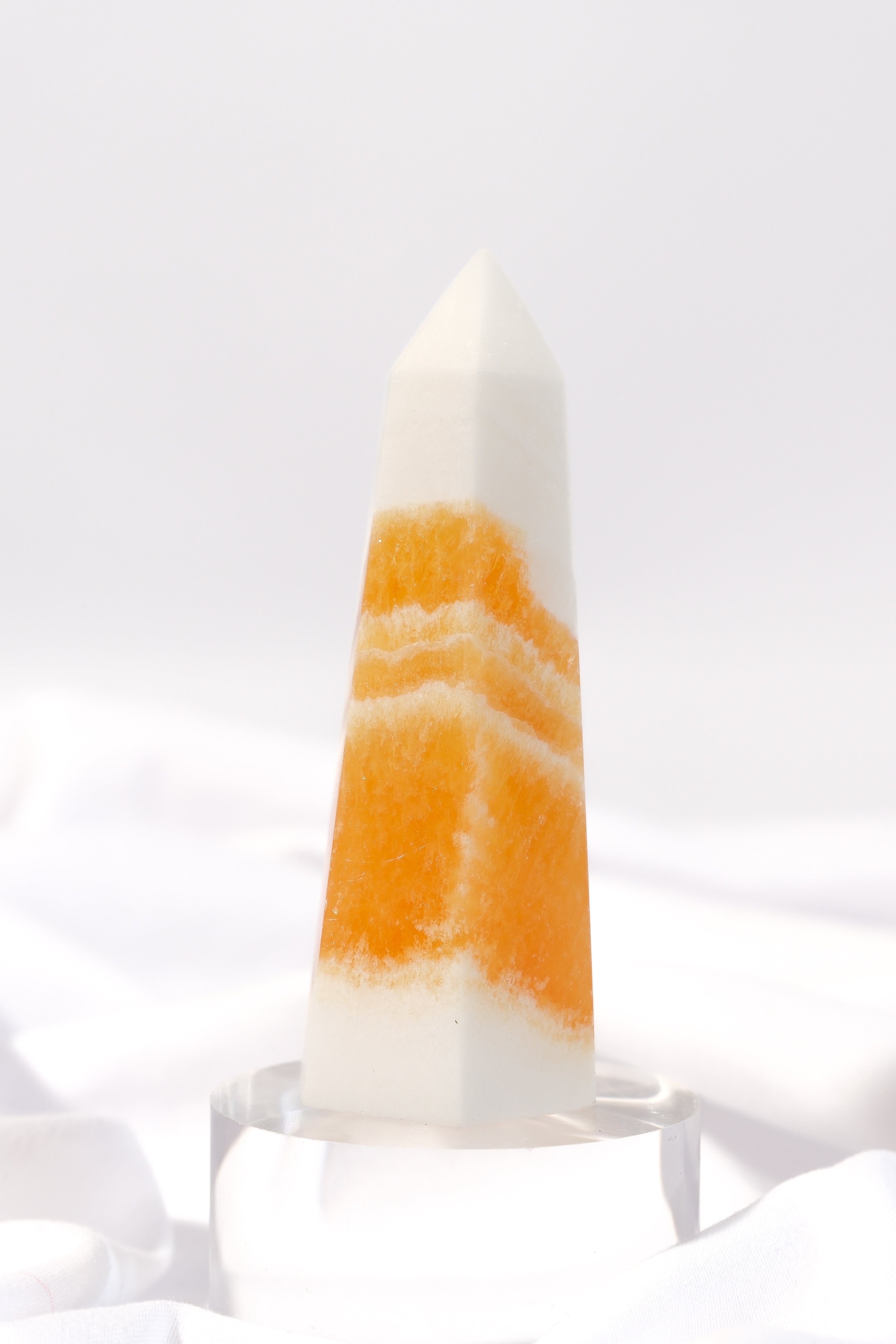 Orange Calcite Tower