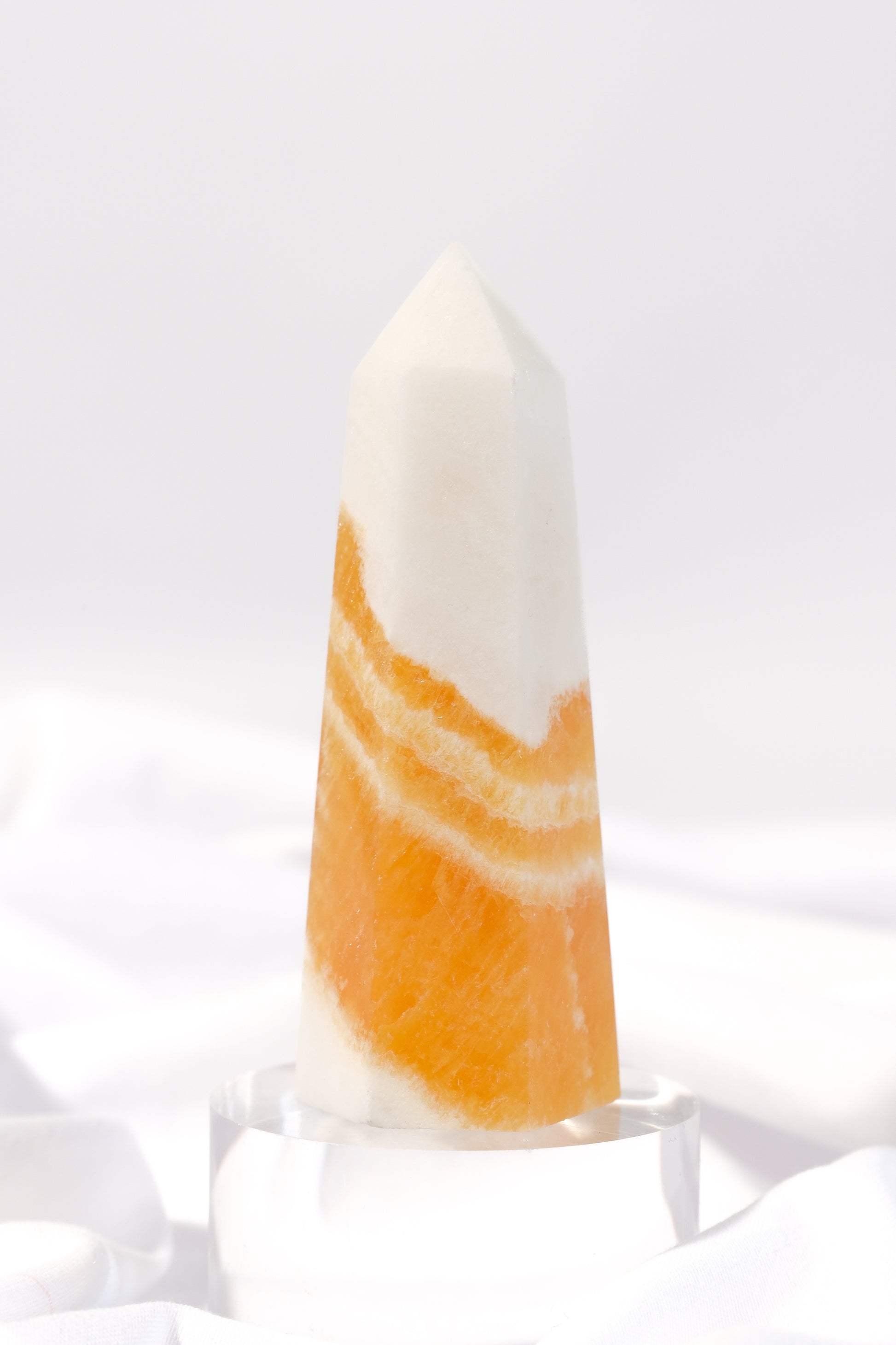 Orange Calcite Tower