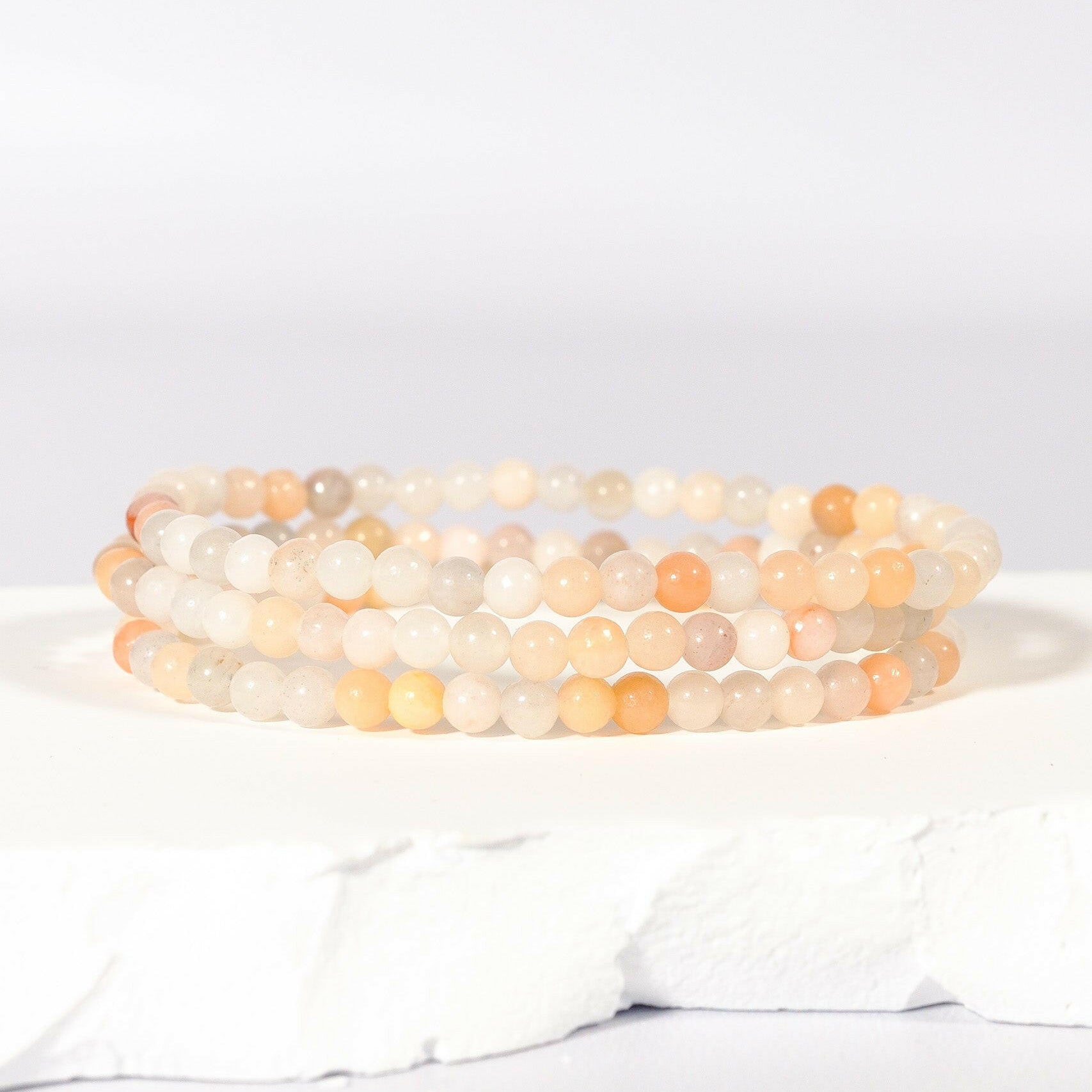 4mm Pink aventurine Bracelet Healing Crystal.