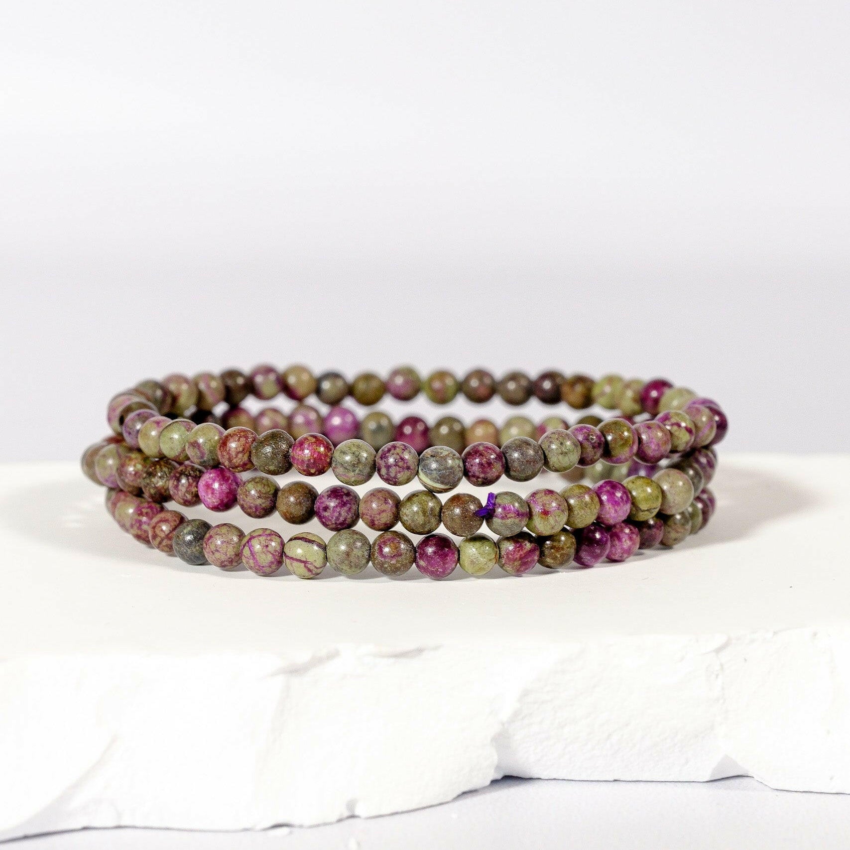 4mm Atlantasite Bracelet Healing Crystal.