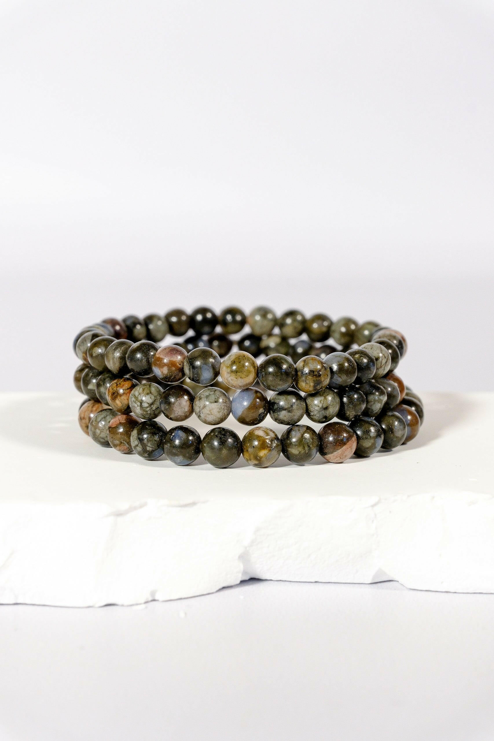 6mm Que Sera Bracelet Healing Crystal.