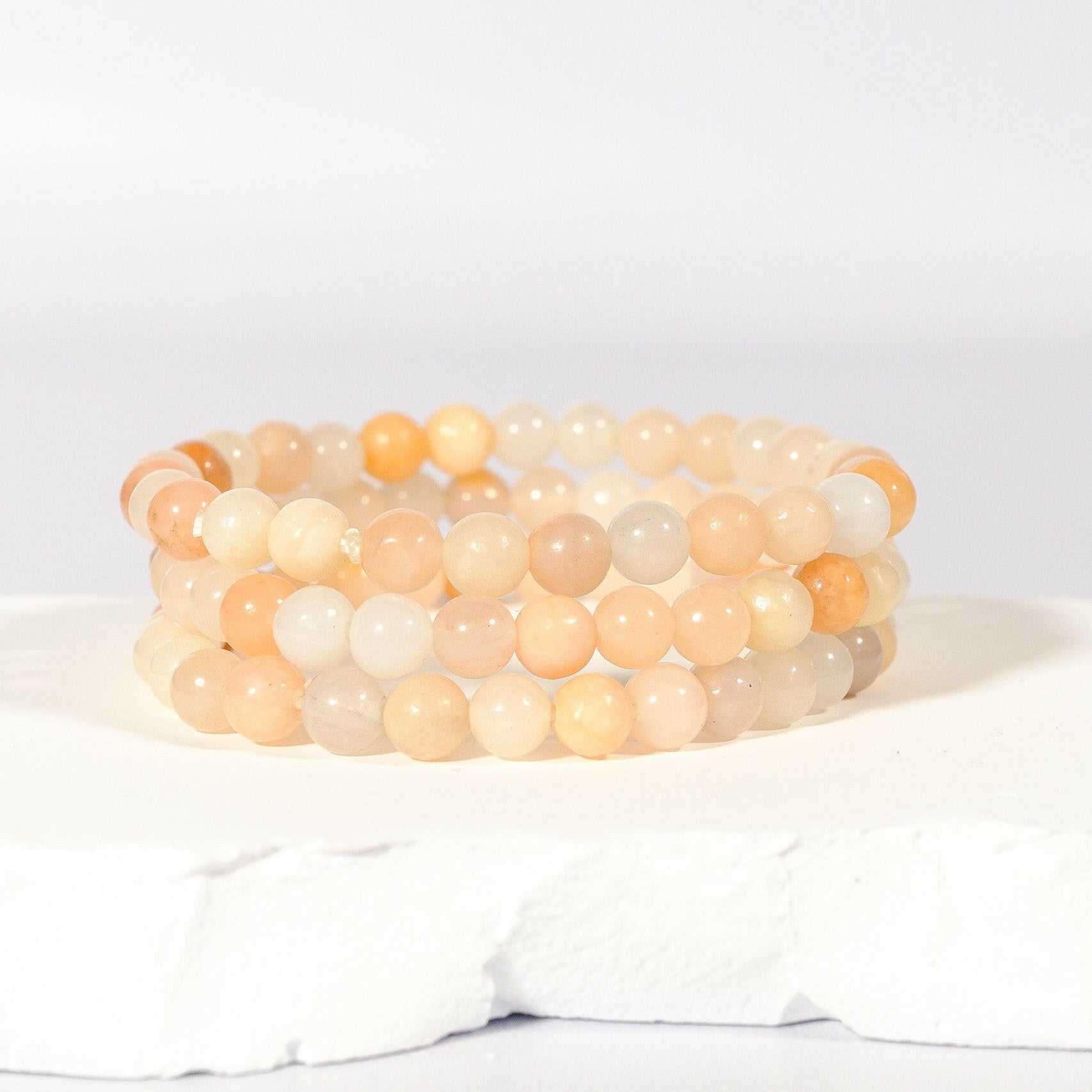 6mm Pink Aventurine Bracelet Healing Crystal.
