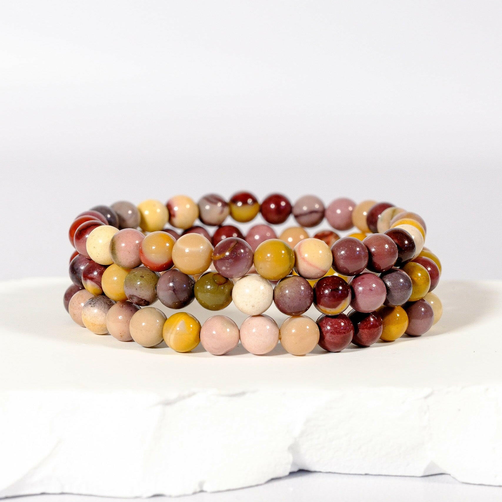 6mm Mookaite Bracelet Healing Crystal.