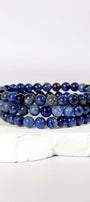 6mm Sodalite Bracelet Healing Crystal.