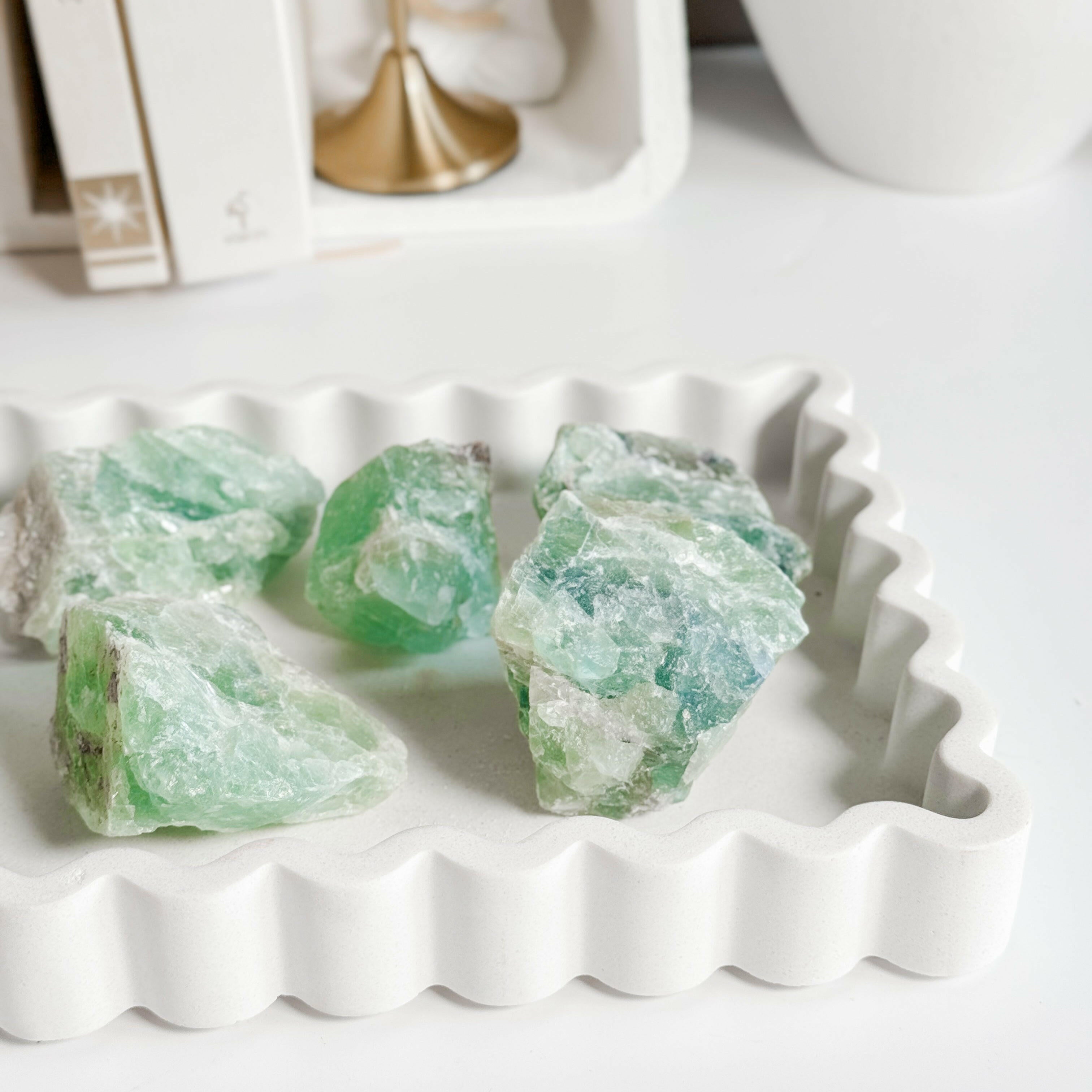 Fluorite Raw Healing Crystal.