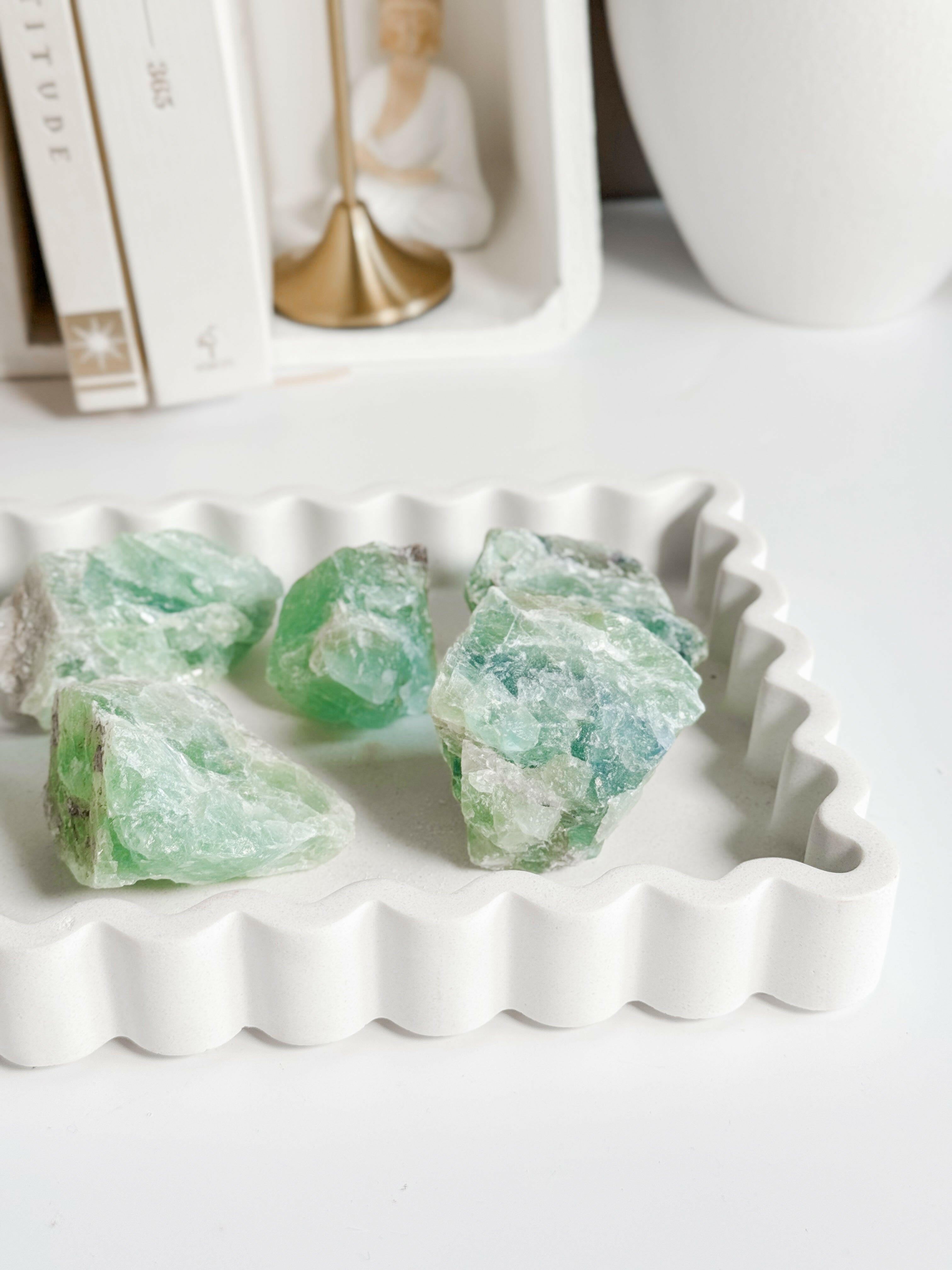 Fluorite Raw Healing Crystal.