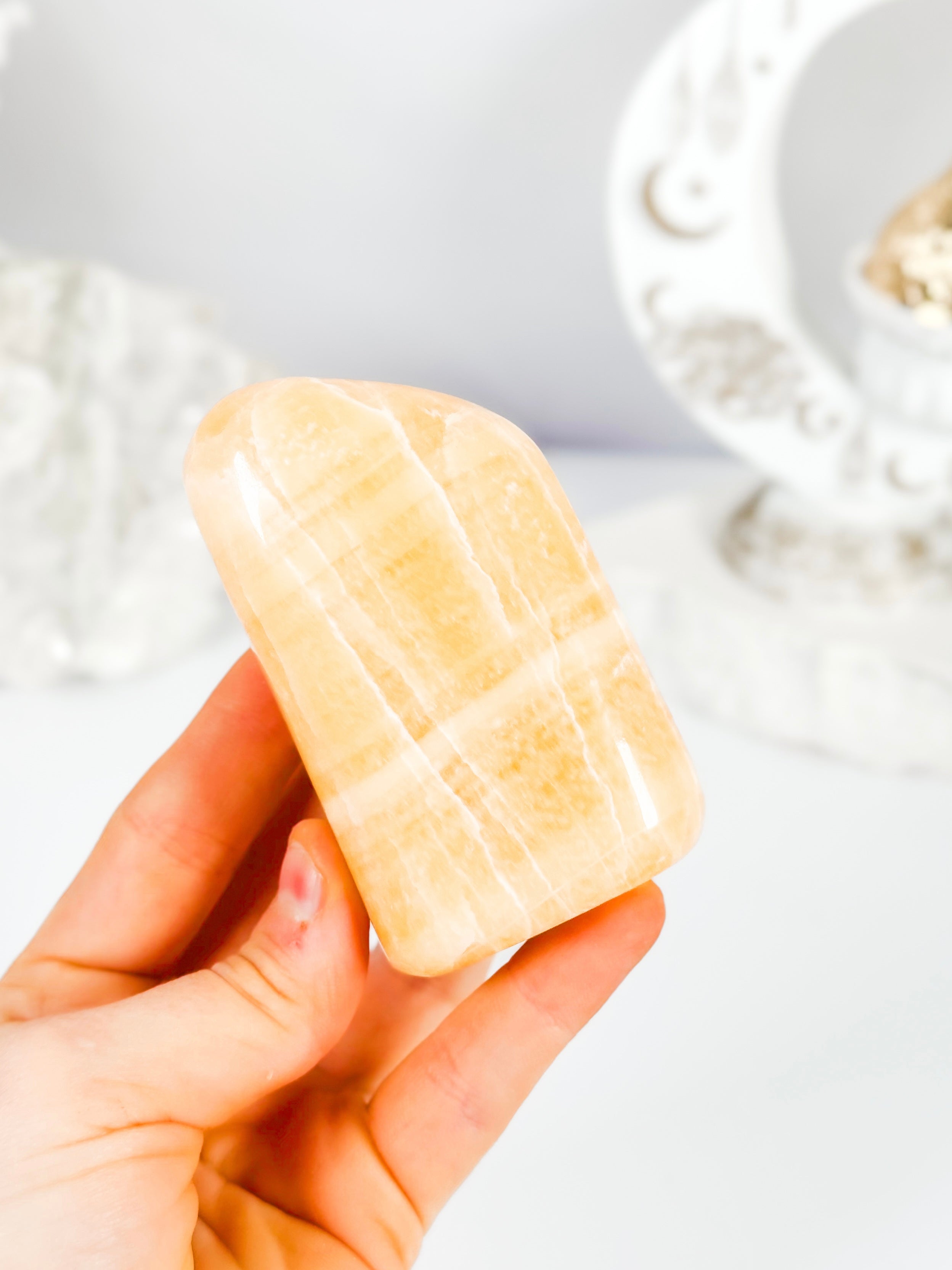 Orange Calcite Freeform