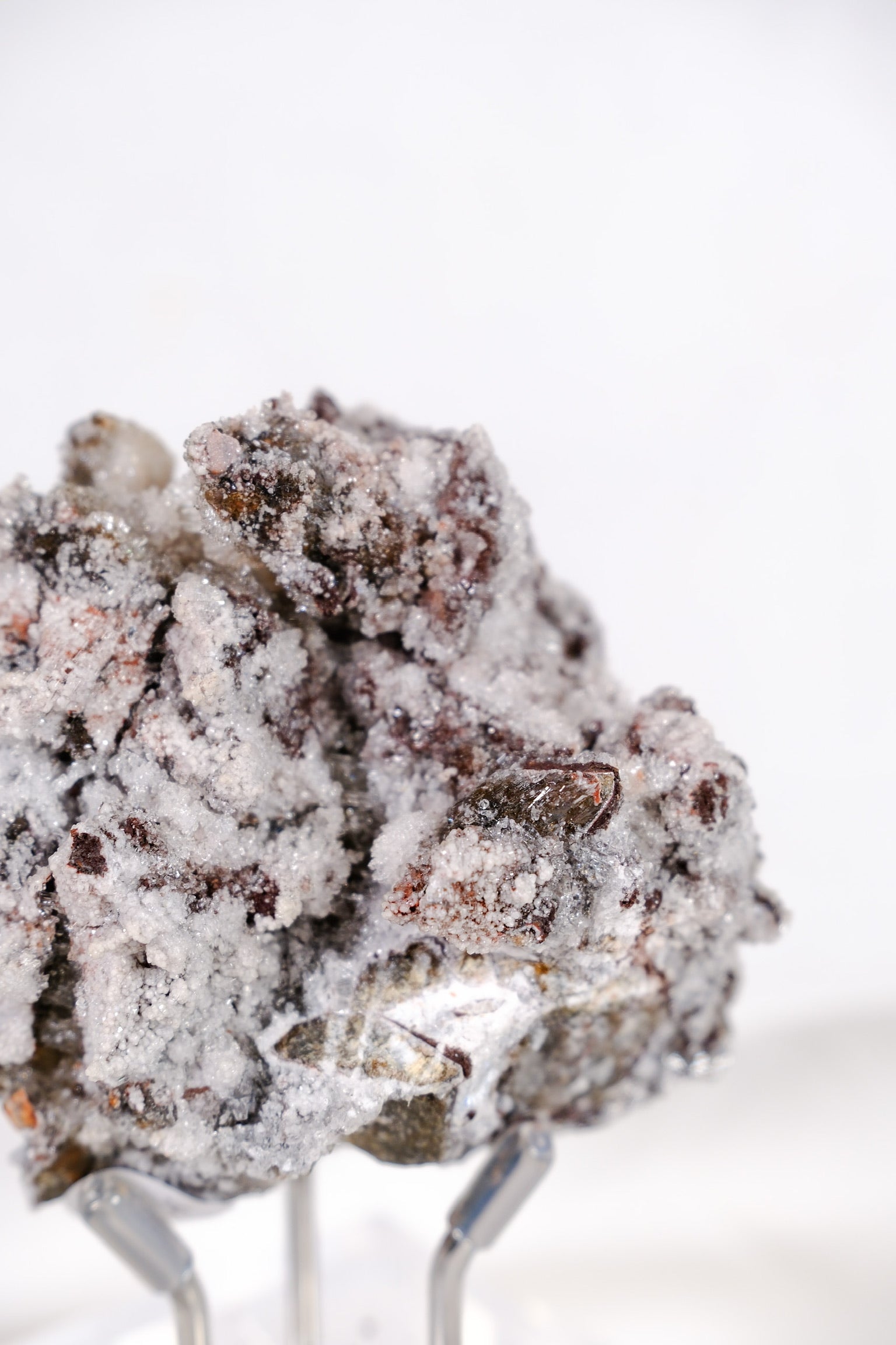 Snowed Calcite Cluster