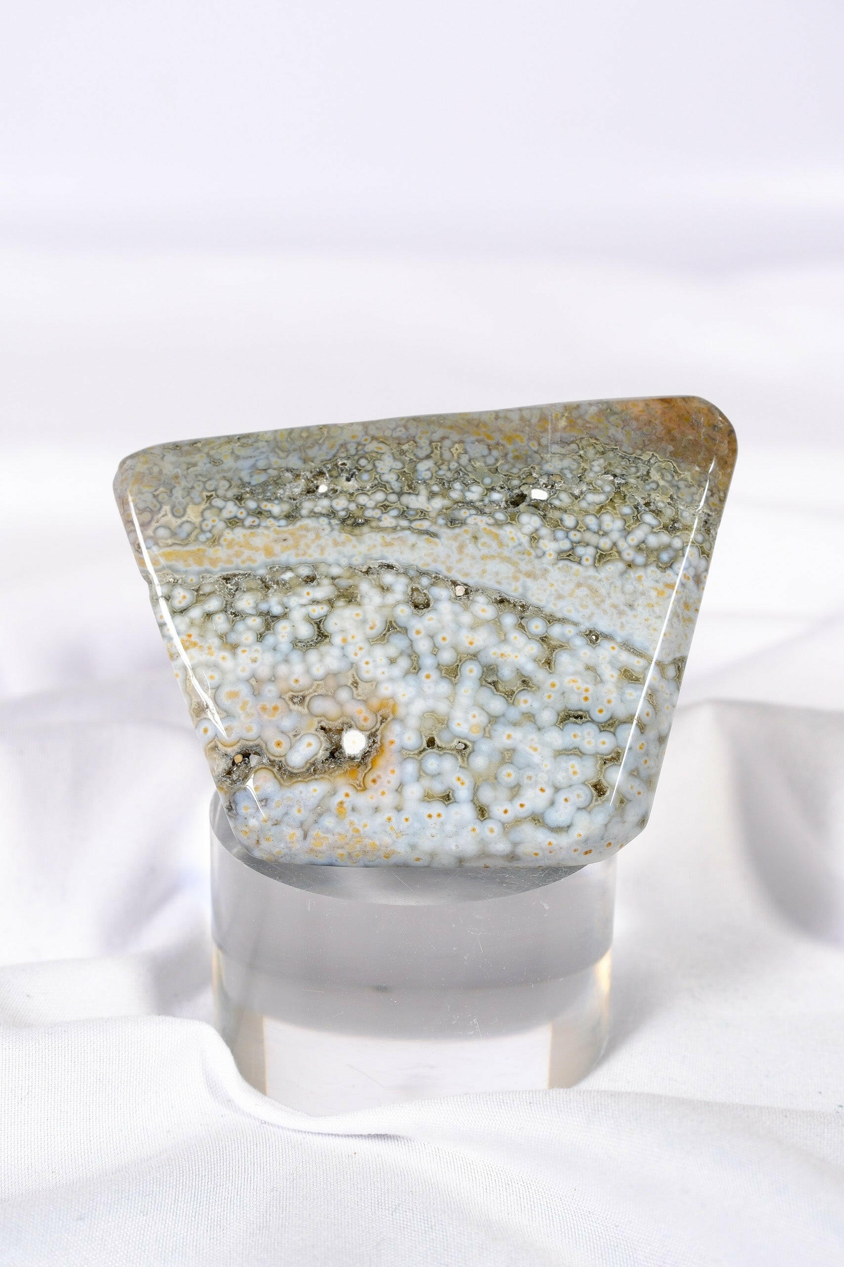 Ocean Jasper Freeform Healing Crystal.
