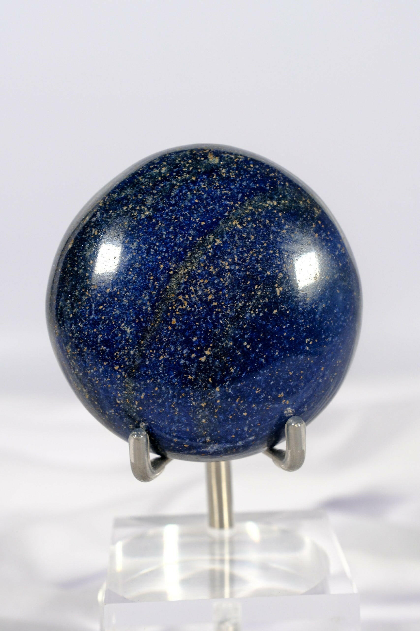 Lazulite Palmstone Healing Crystal.