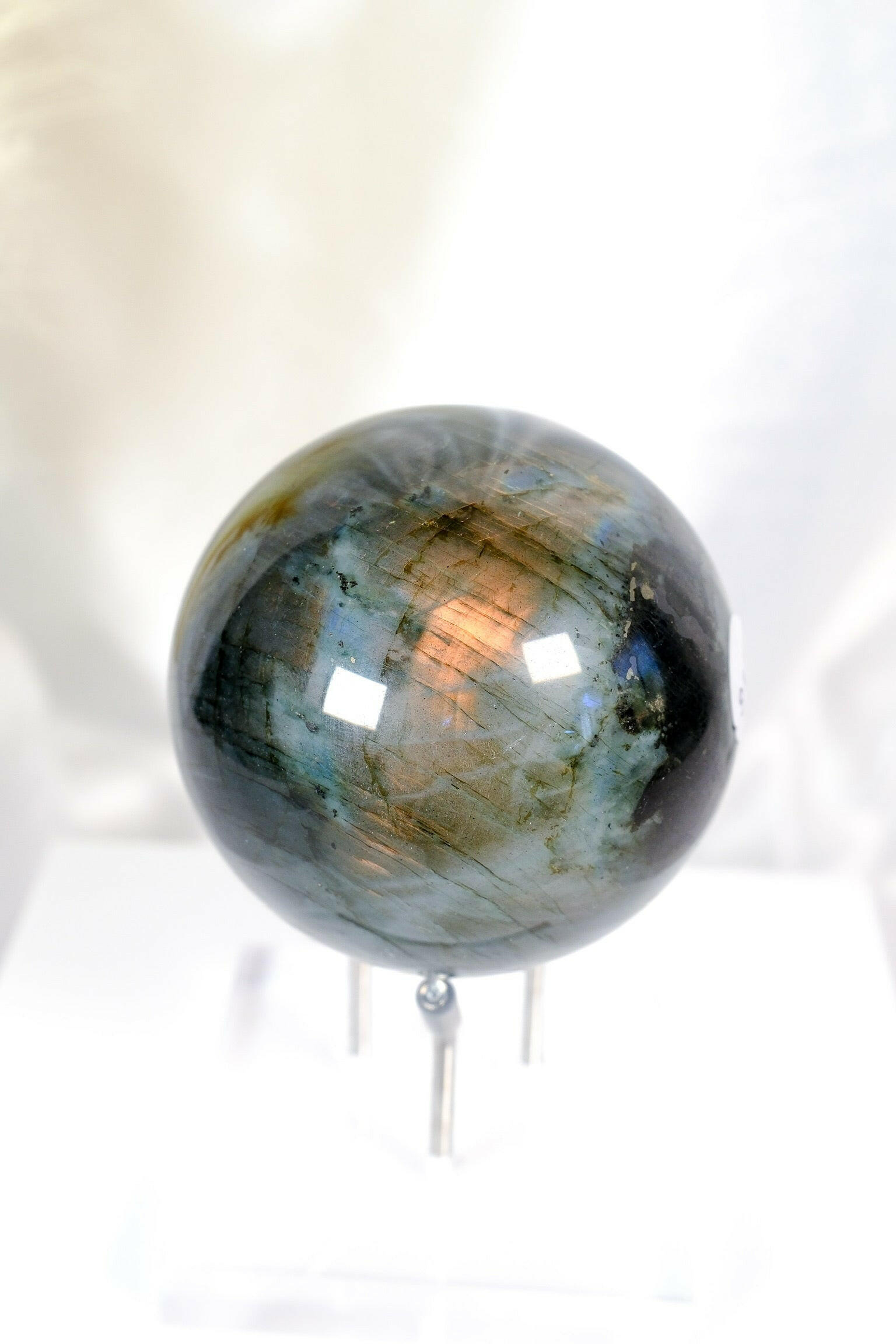 Labradorite Sphere Healing Crystal.
