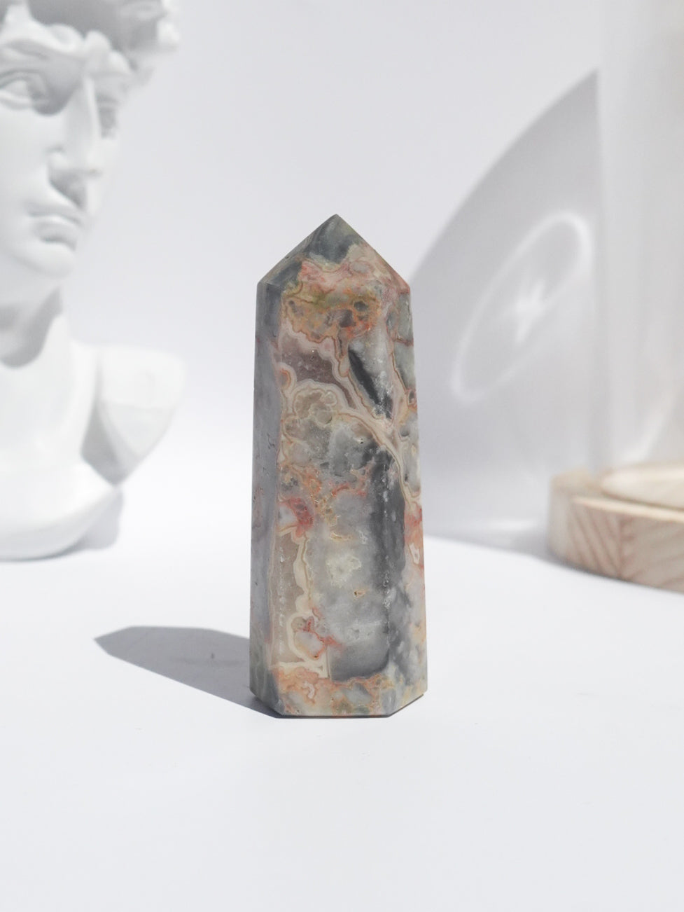 Crazy Lace Agate Tower