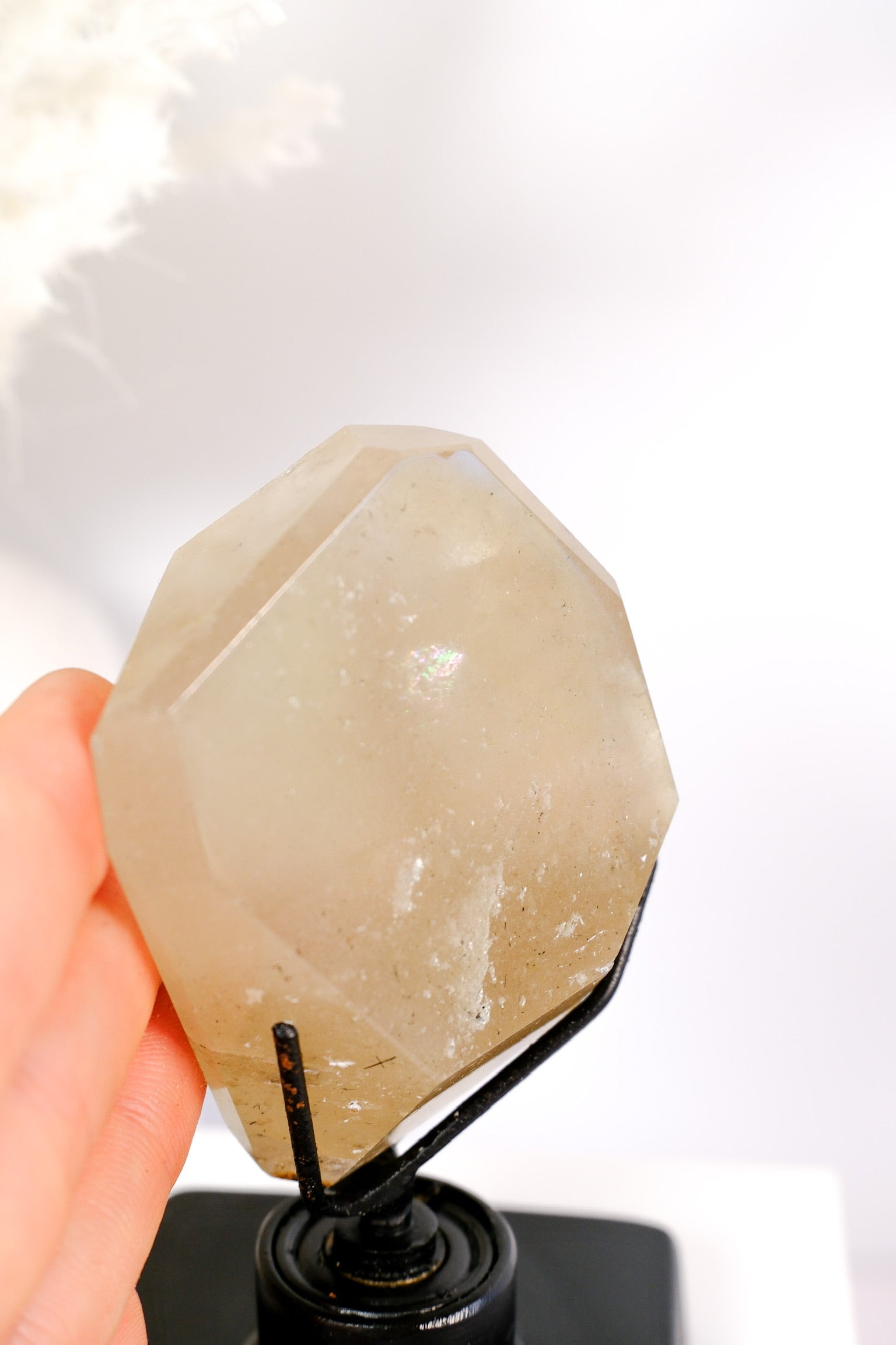 Garden/Chlorite Quartz on Spinning Stand
