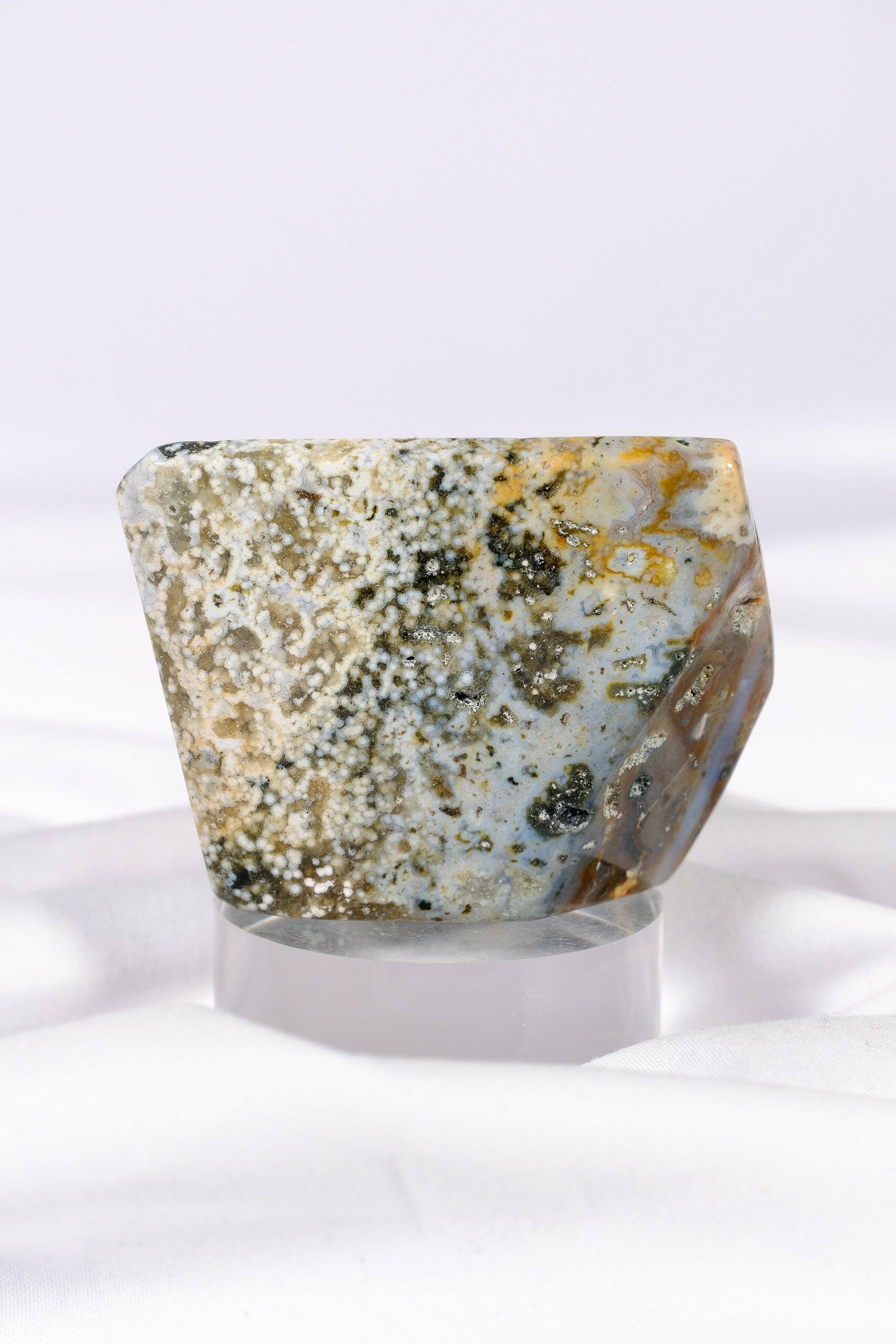Ocean Jasper Freeform Healing Crystal.