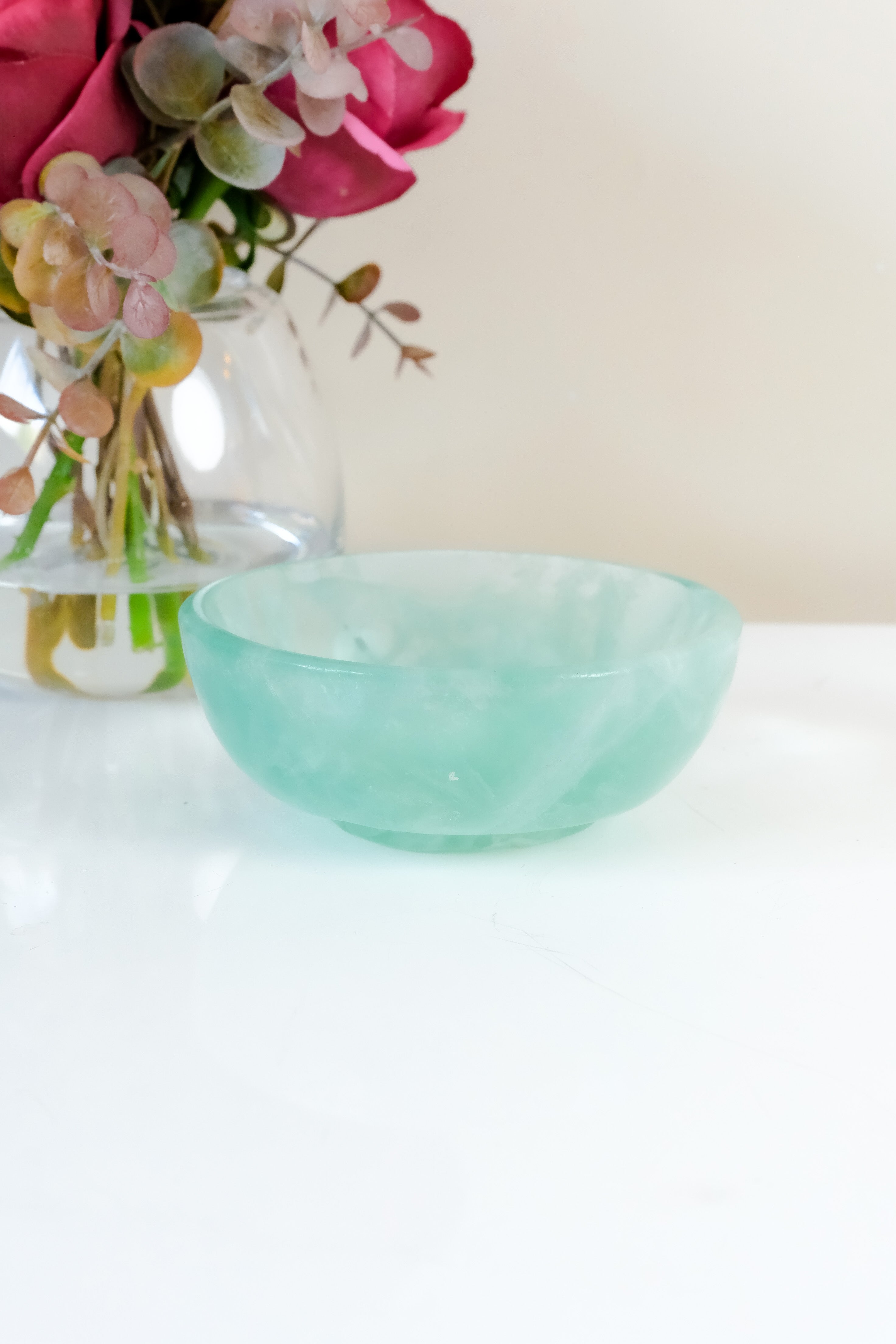 Watermelon Fluorite Bowl