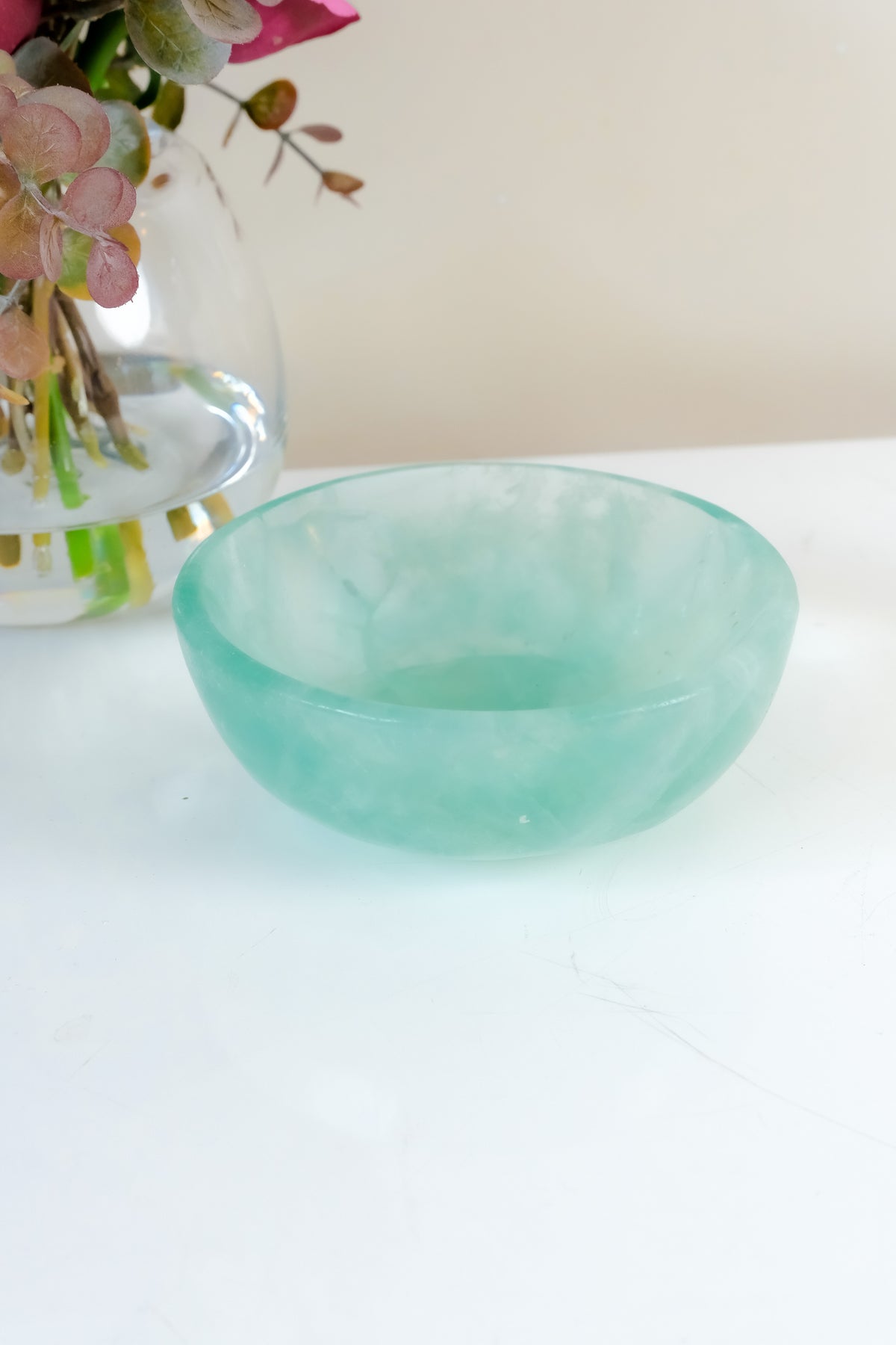 Watermelon Fluorite Bowl