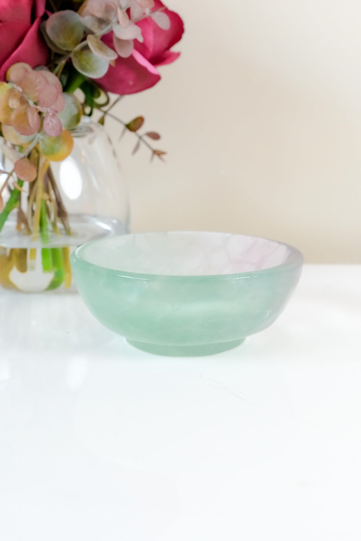 Watermelon Fluorite Bowl