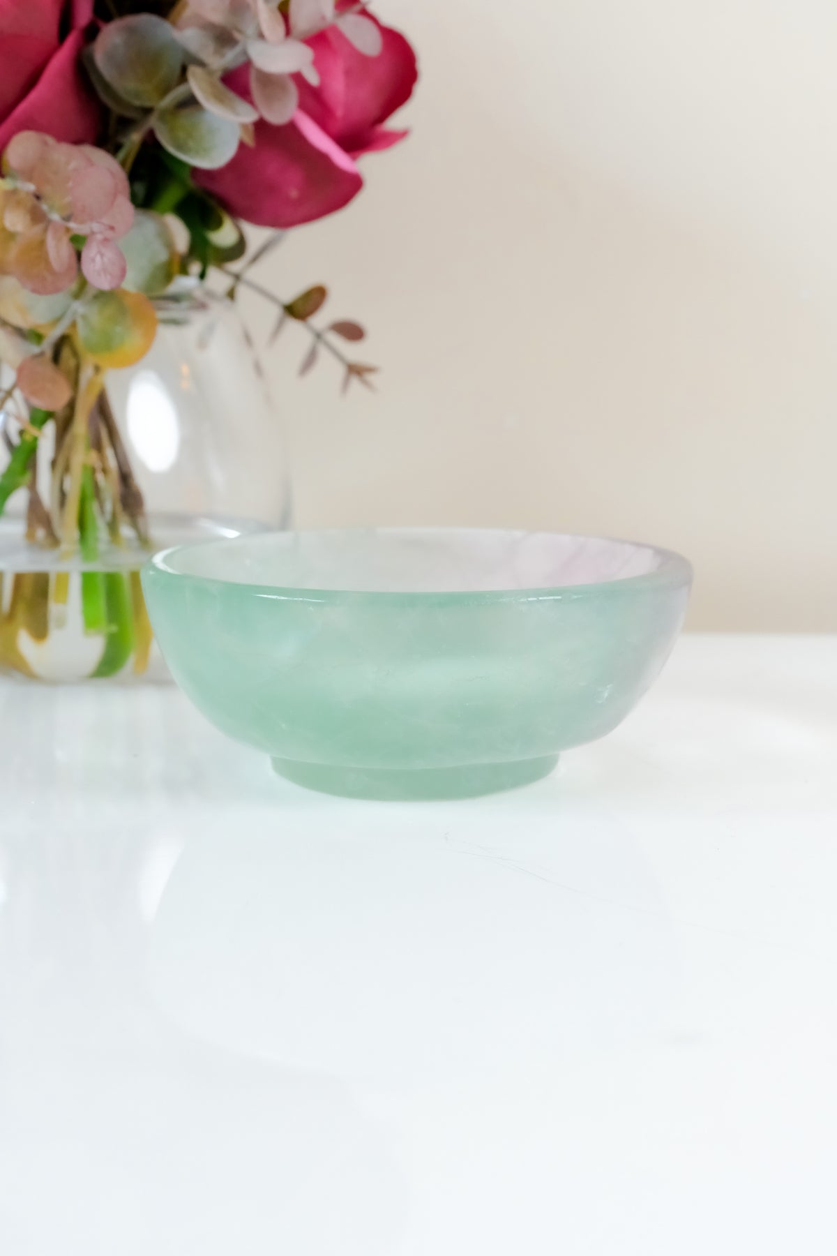 Watermelon Fluorite Bowl