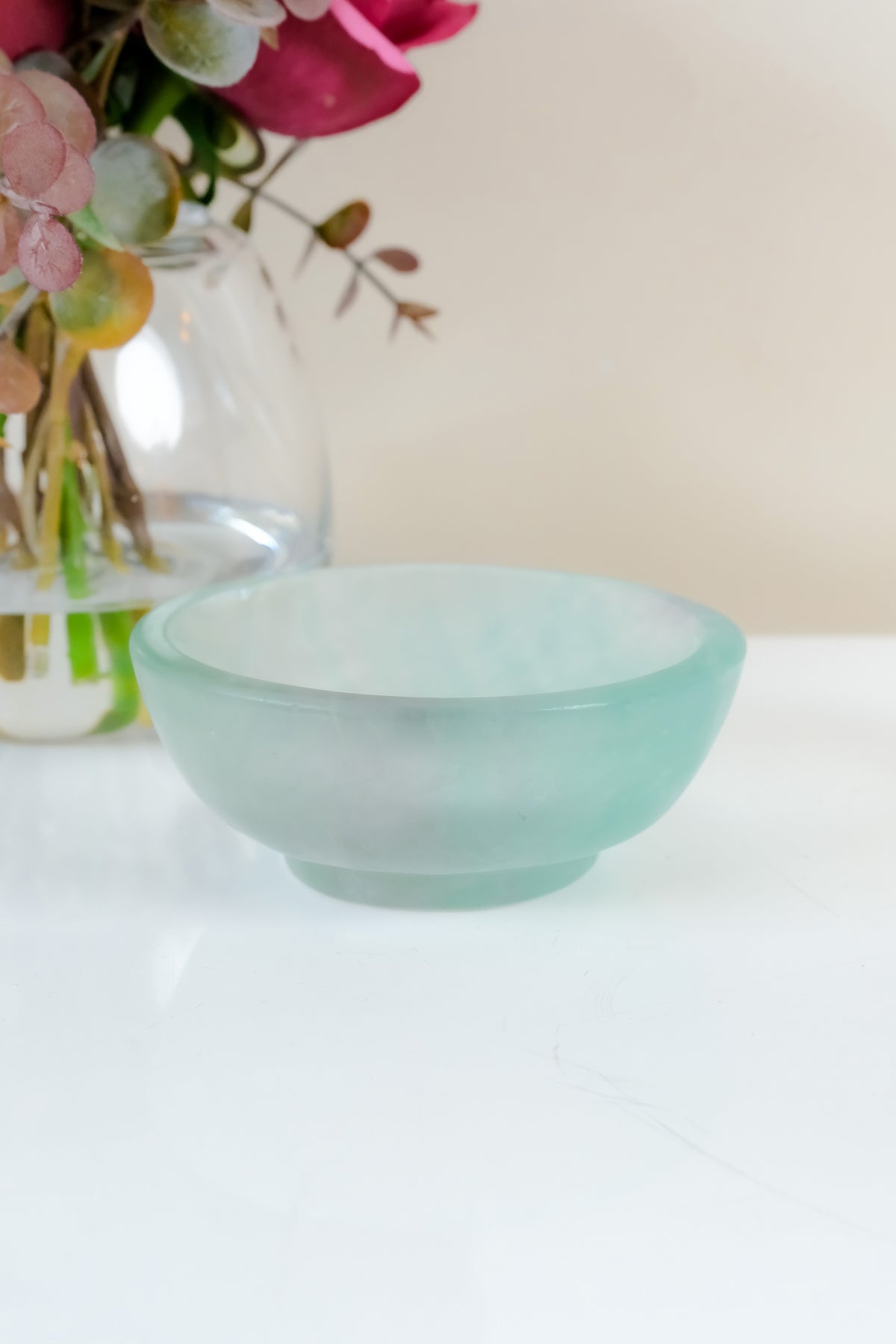 Watermelon Fluorite Bowl