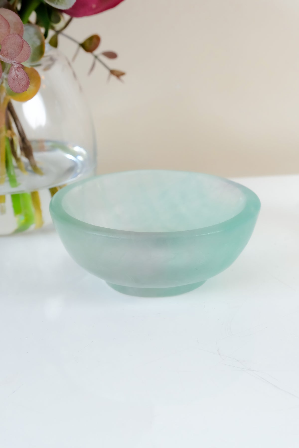 Watermelon Fluorite Bowl