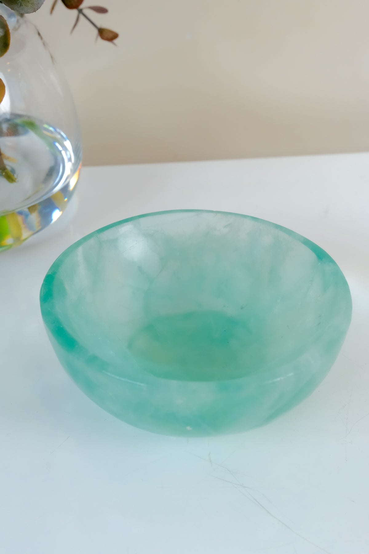 Watermelon Fluorite Bowl