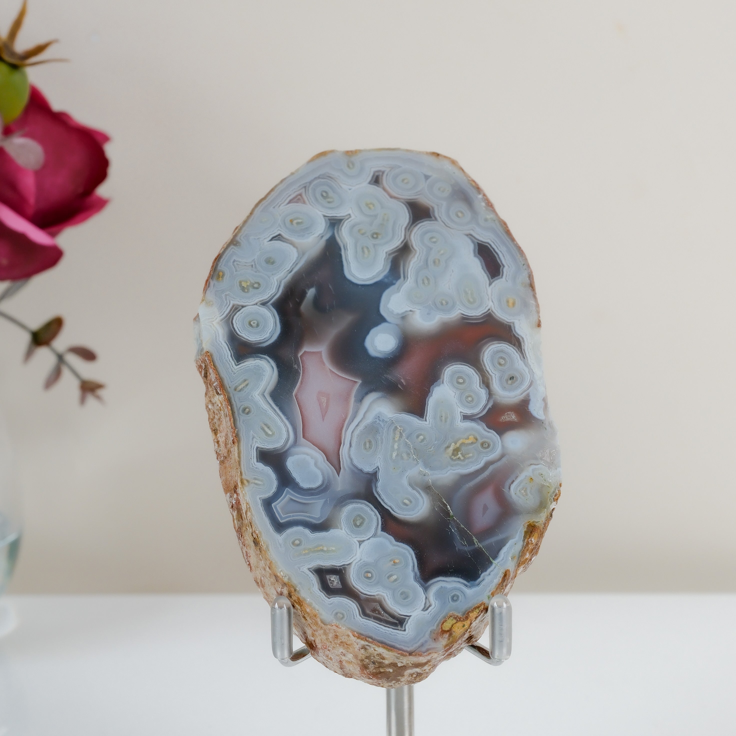 Crimson/Swazi Agate Slab