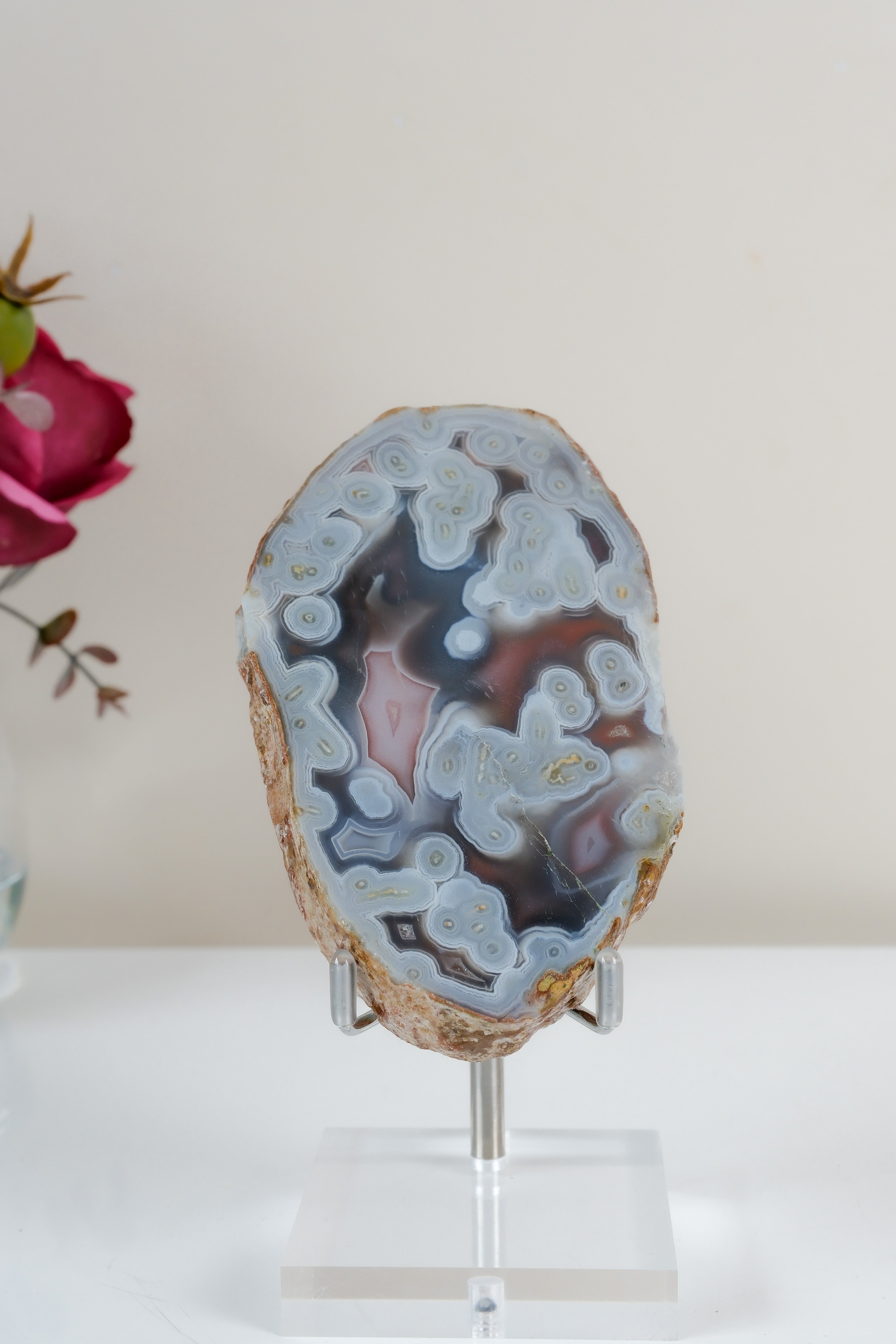Crimson/Swazi Agate Slab