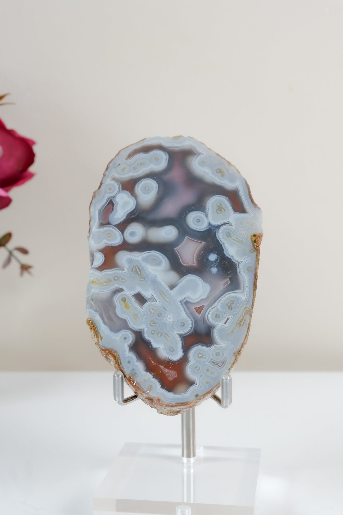 Crimson/Swazi Agate Slab