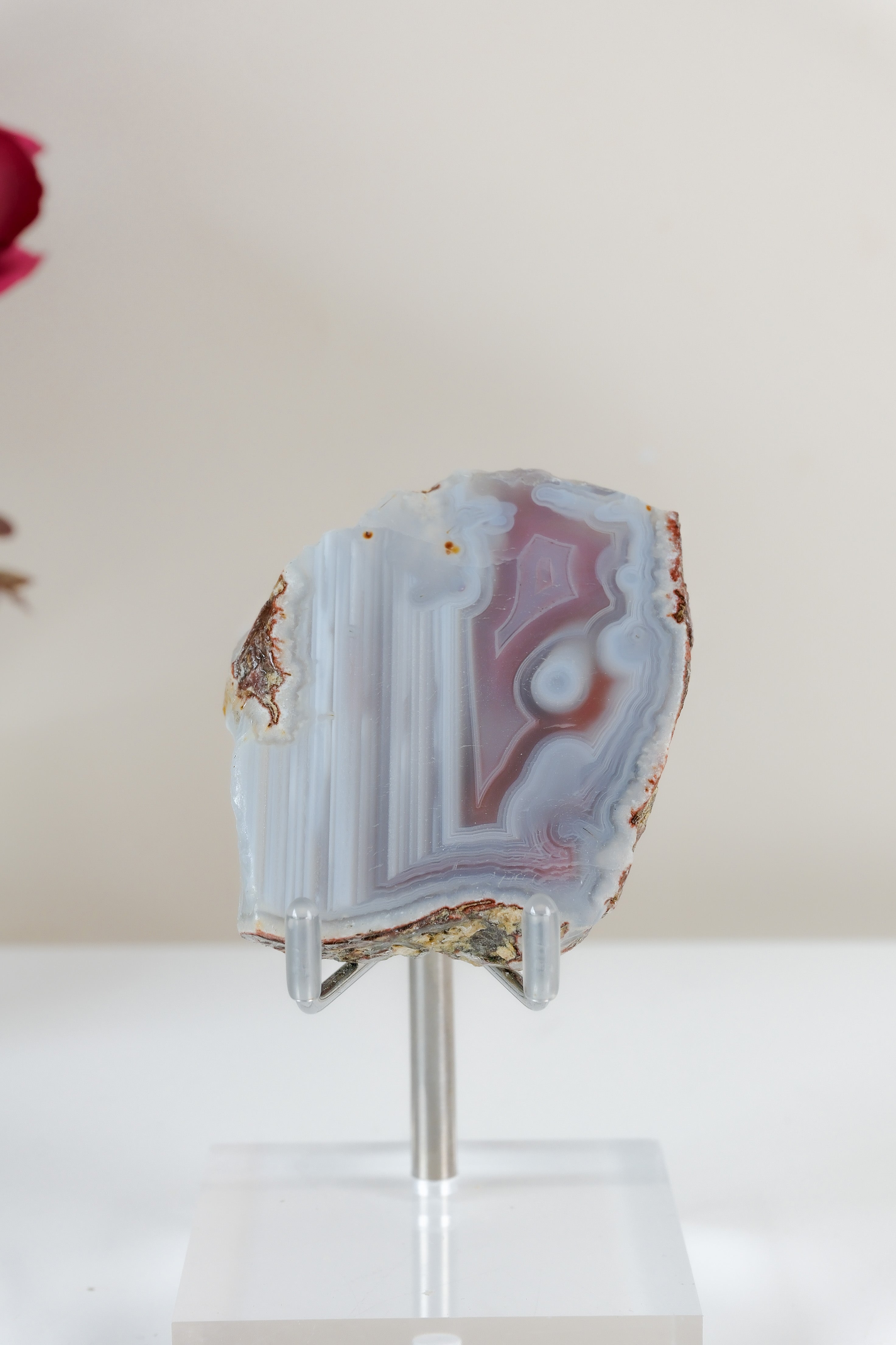 Crimson/Swazi Agate Slab