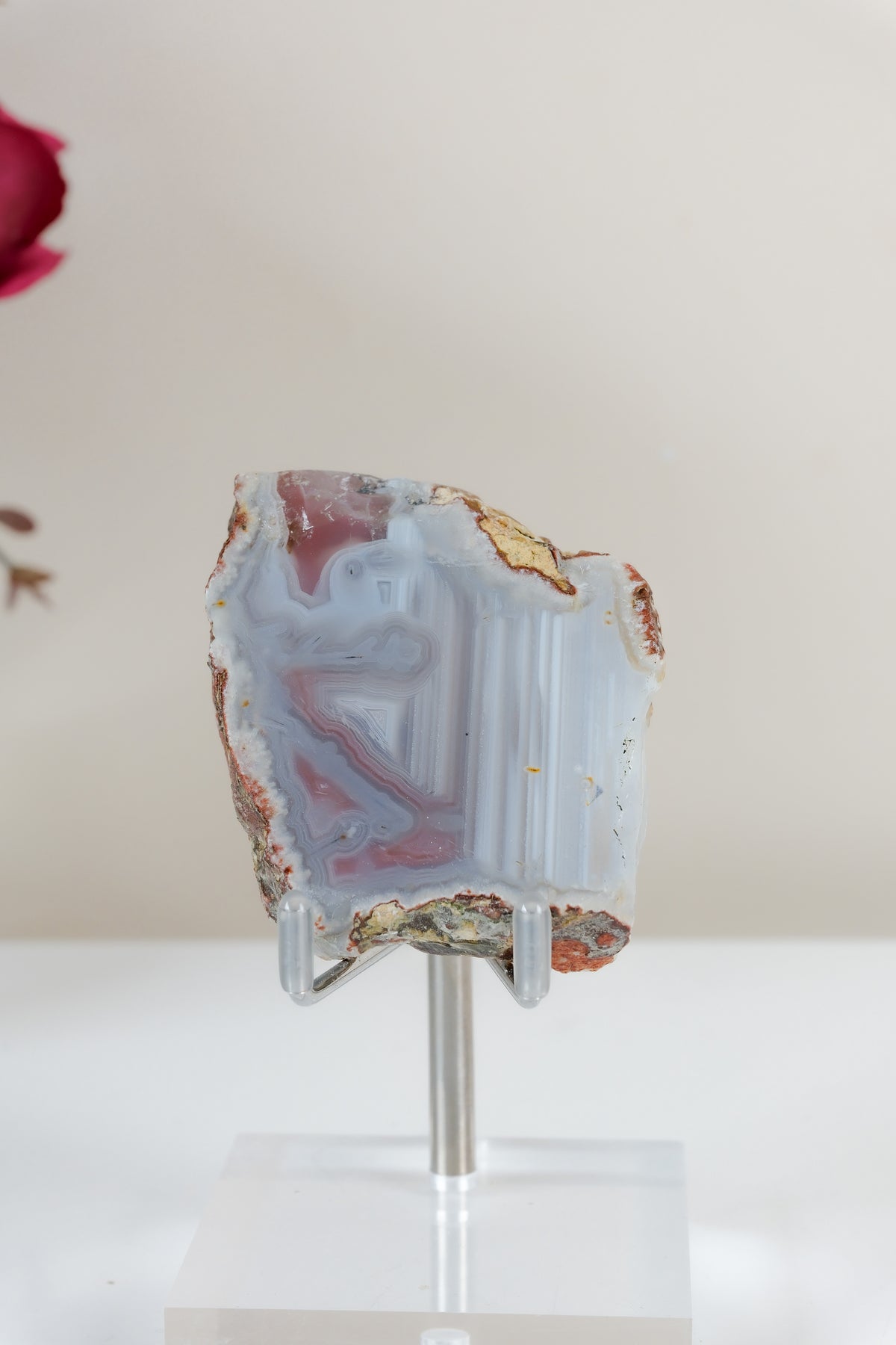 Crimson/Swazi Agate Slab
