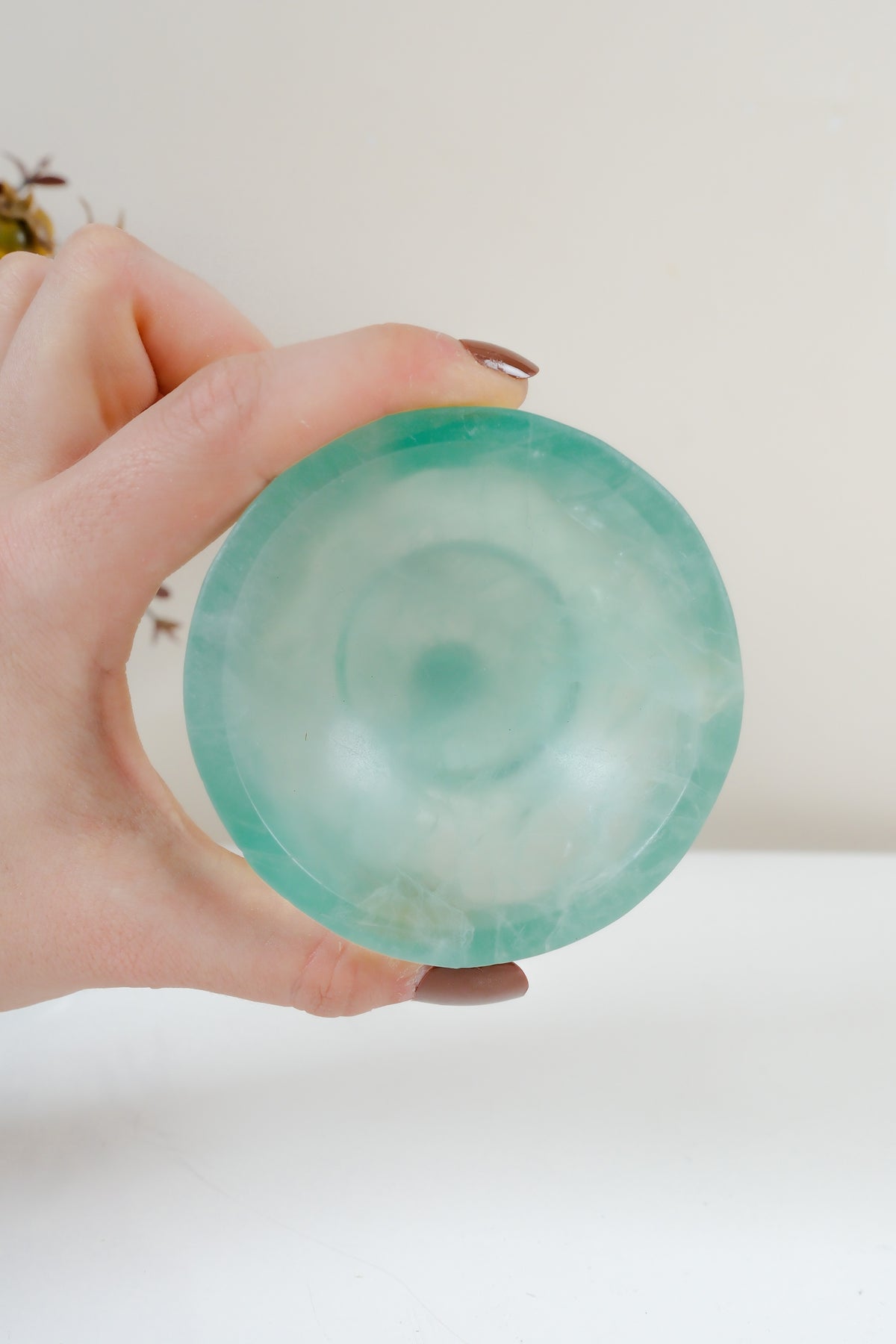 Watermelon Fluorite Bowl
