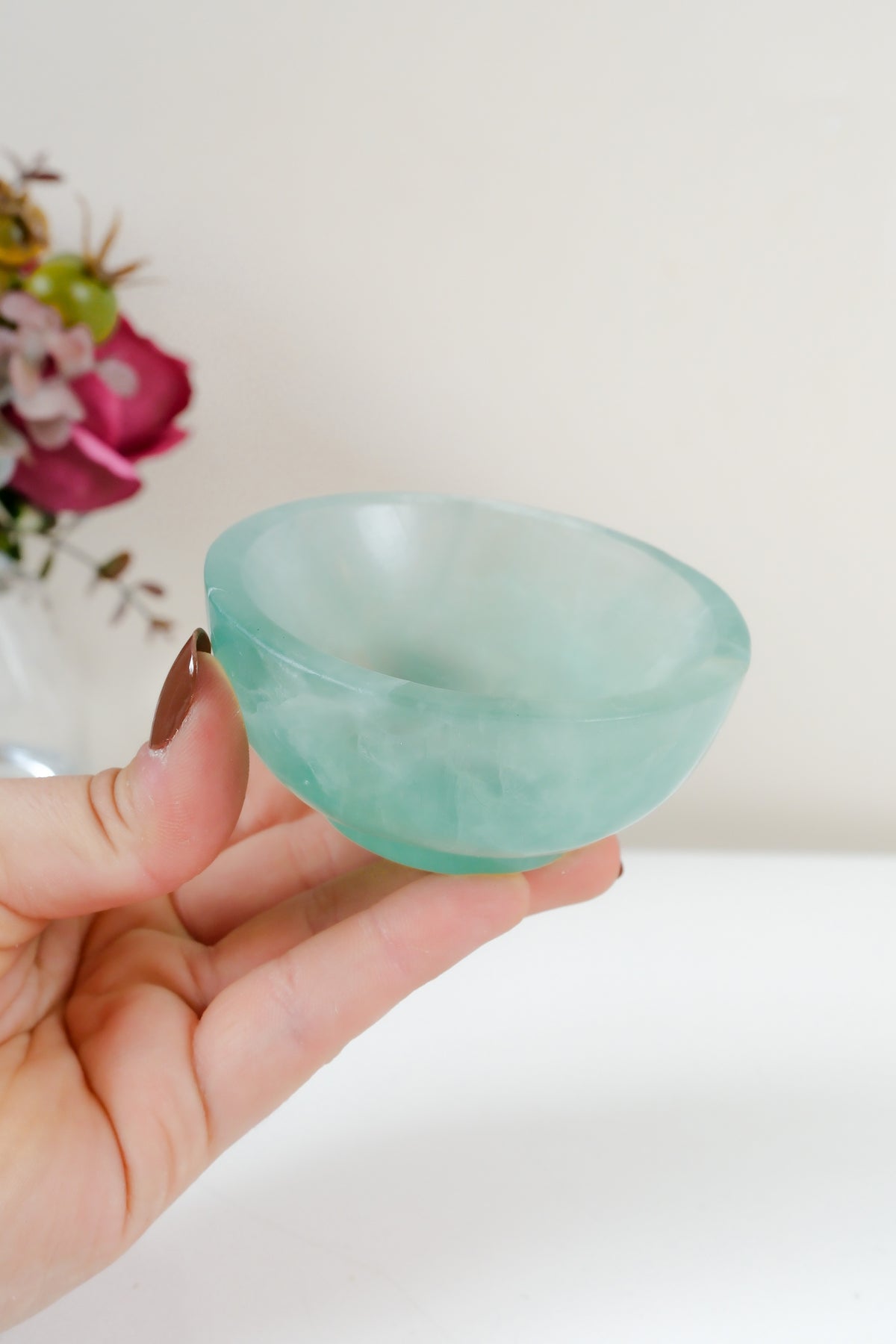 Watermelon Fluorite Bowl