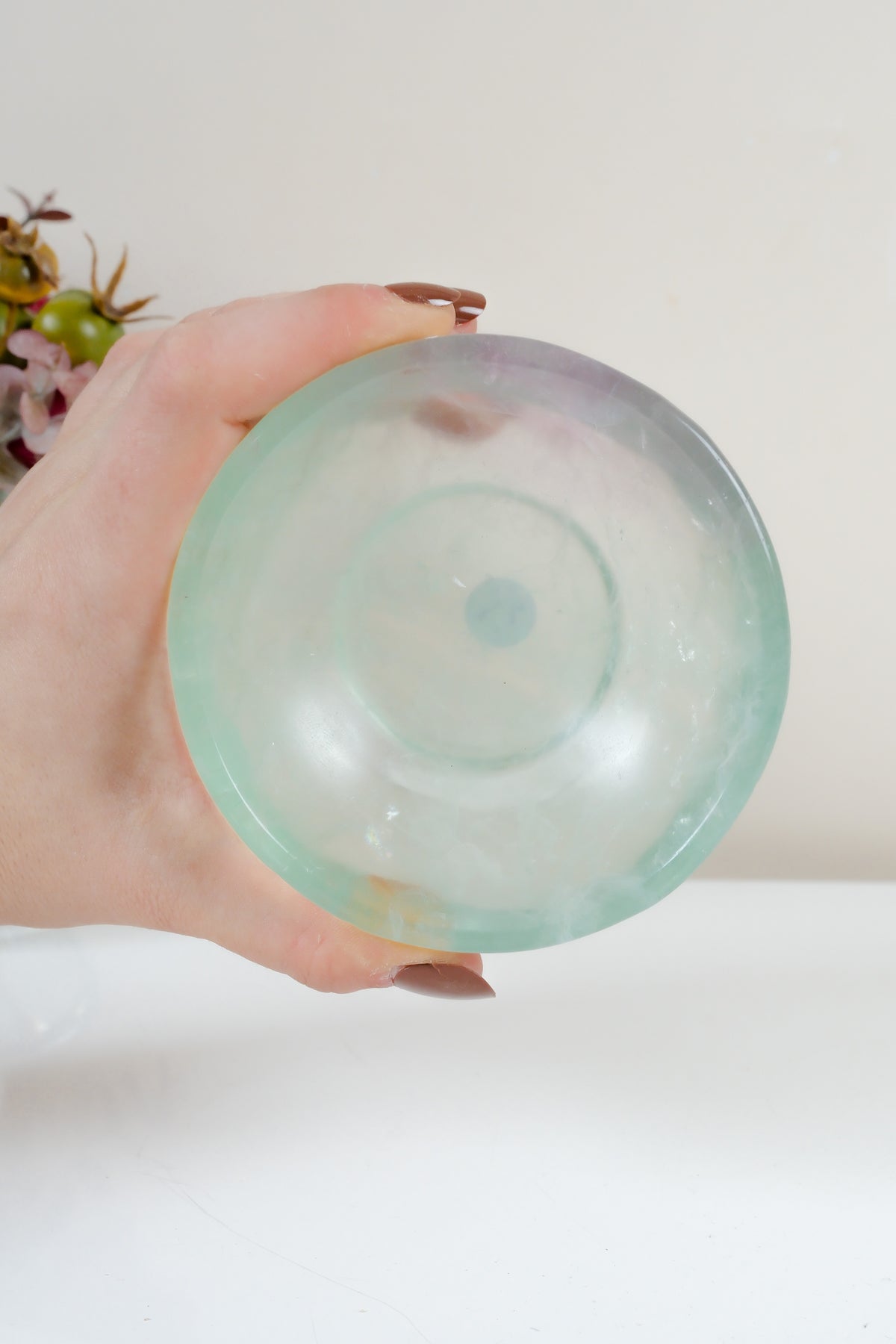 Watermelon Fluorite Bowl