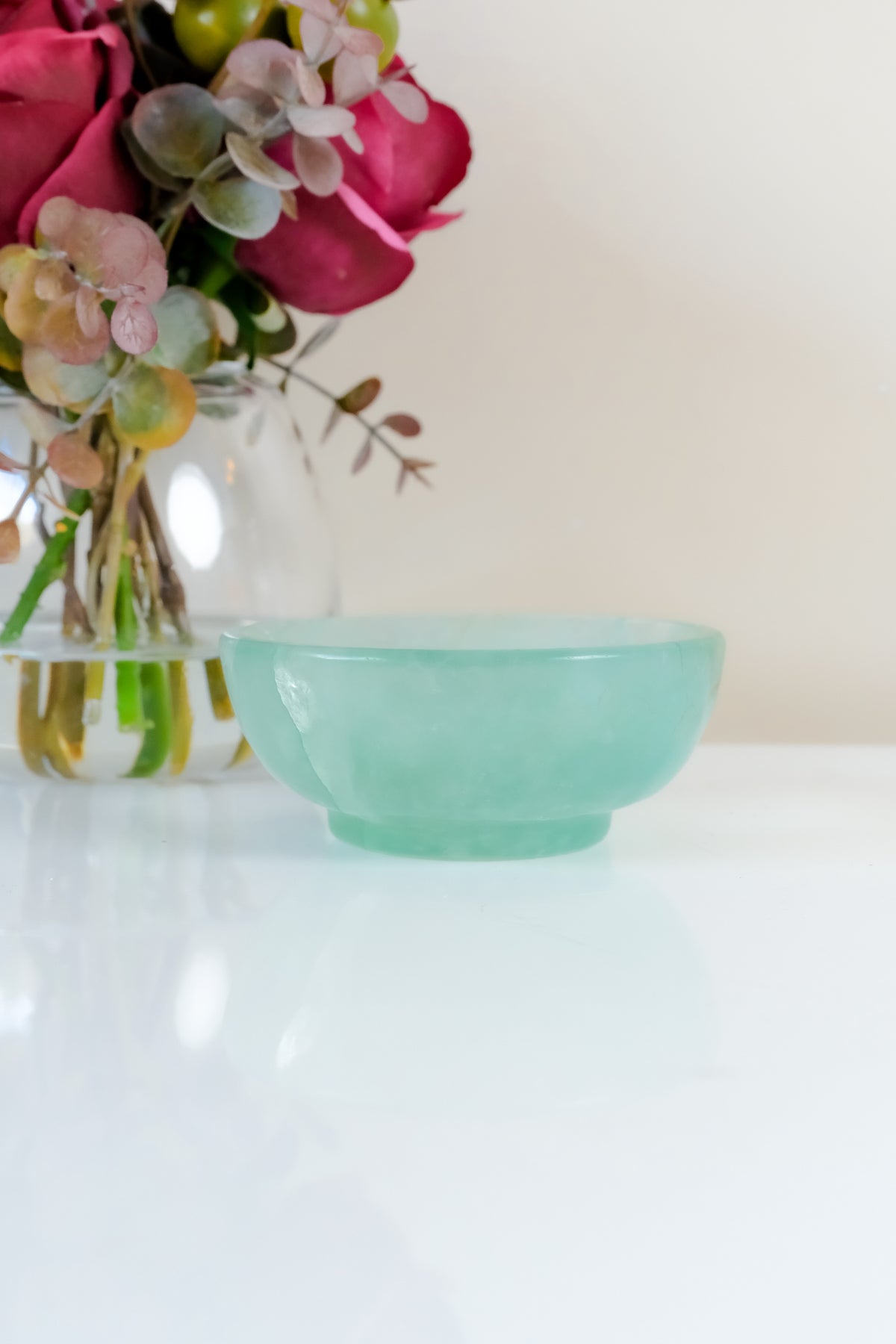 Watermelon Fluorite Bowl