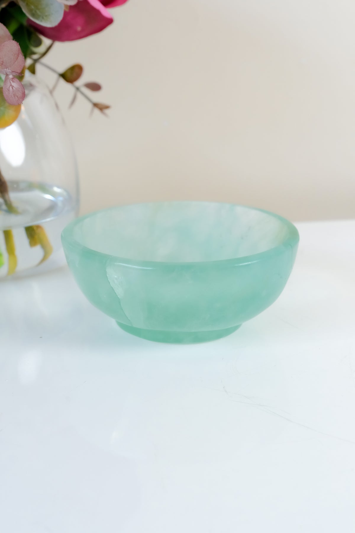 Watermelon Fluorite Bowl