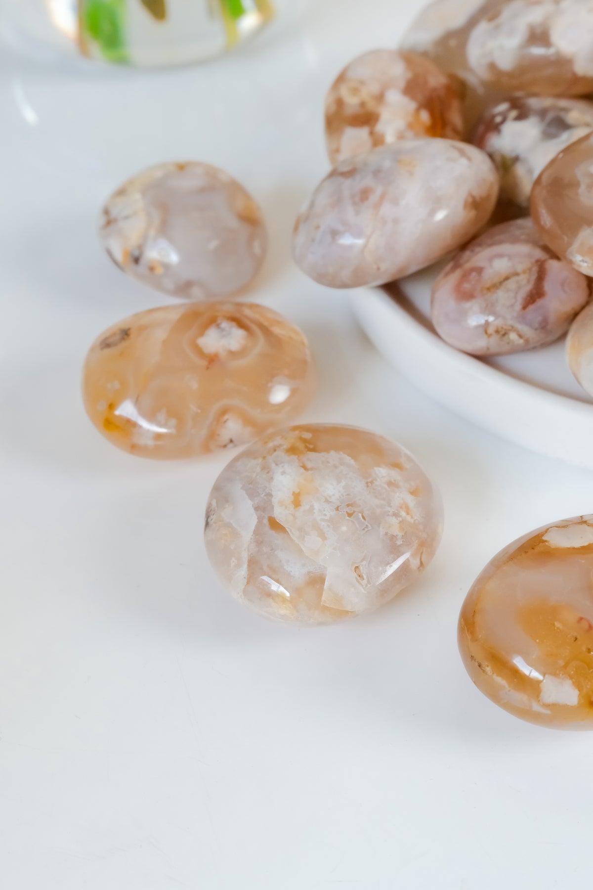 Flower Agate Palmstone