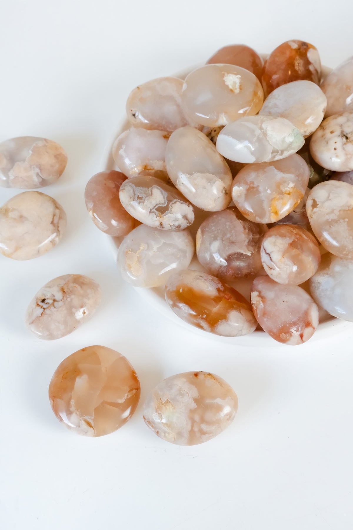 Flower Agate Palmstone