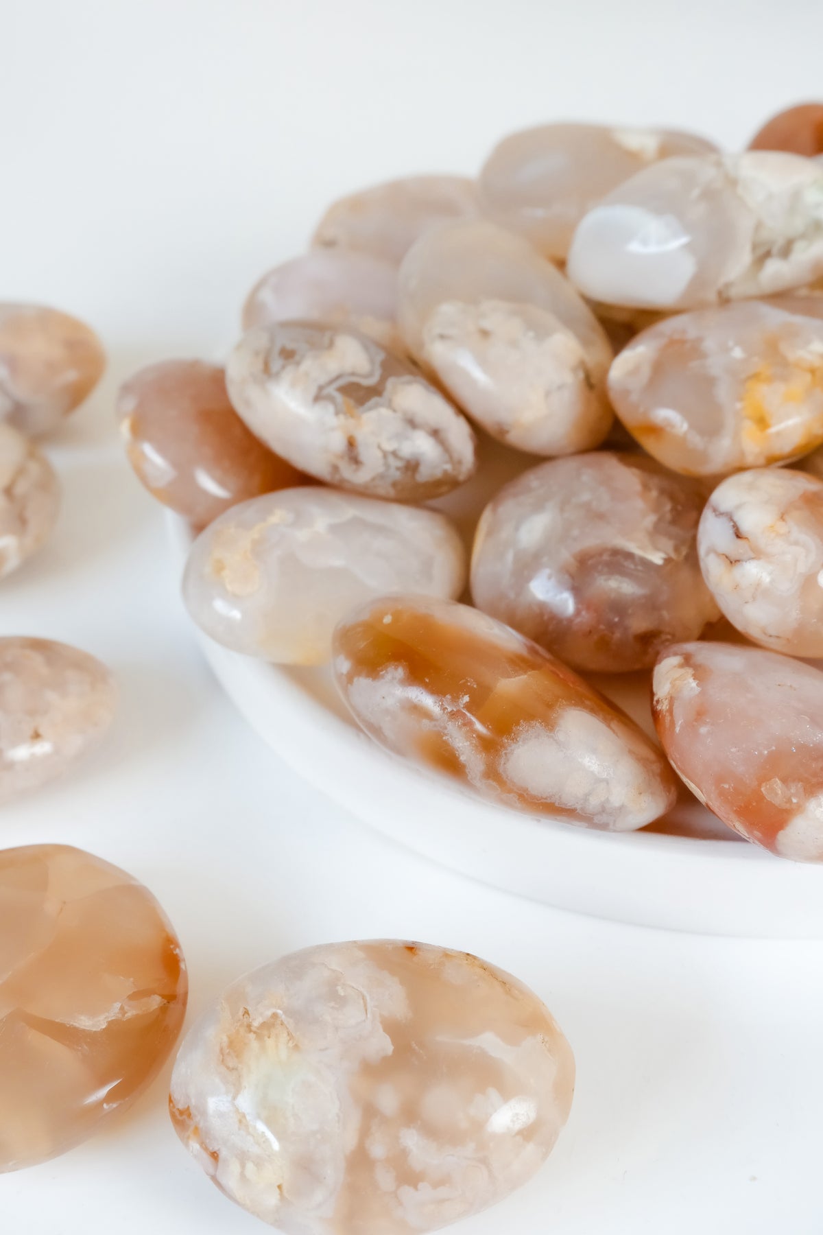 Flower Agate Palmstone