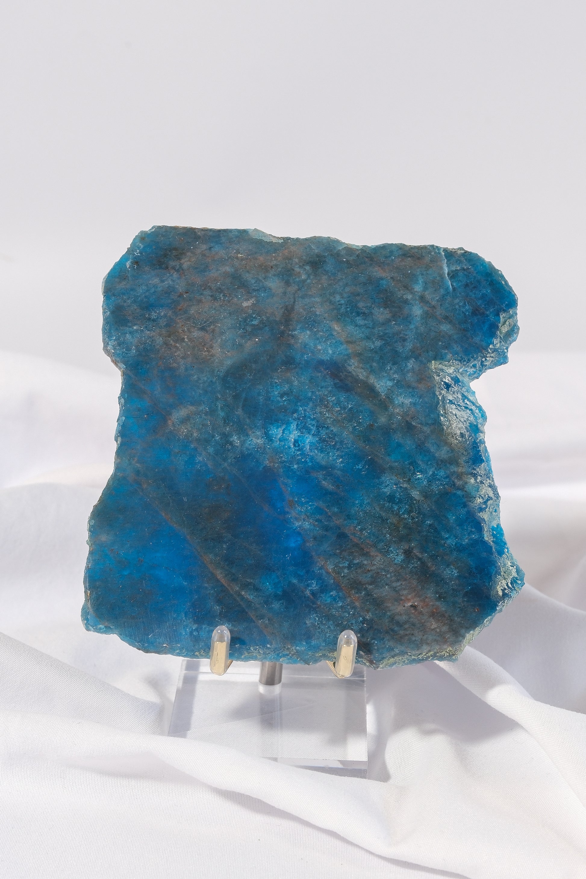 Blue Apatite Slab