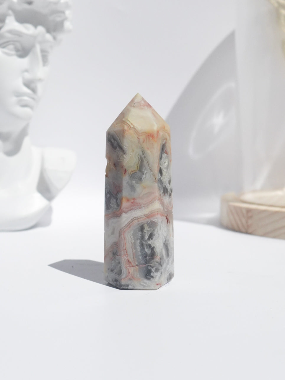 Crazy Lace Agate Tower