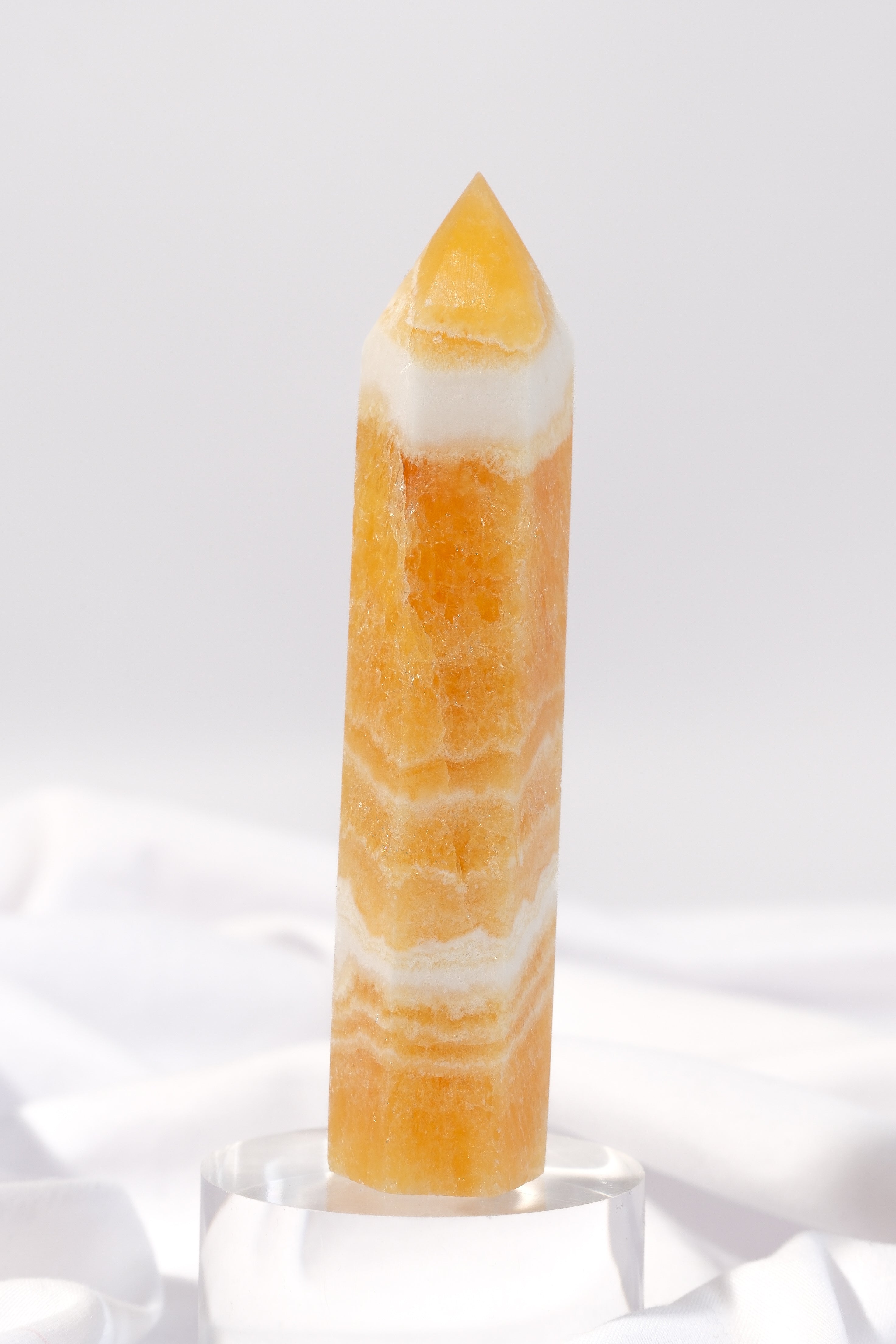 Orange Calcite Tower