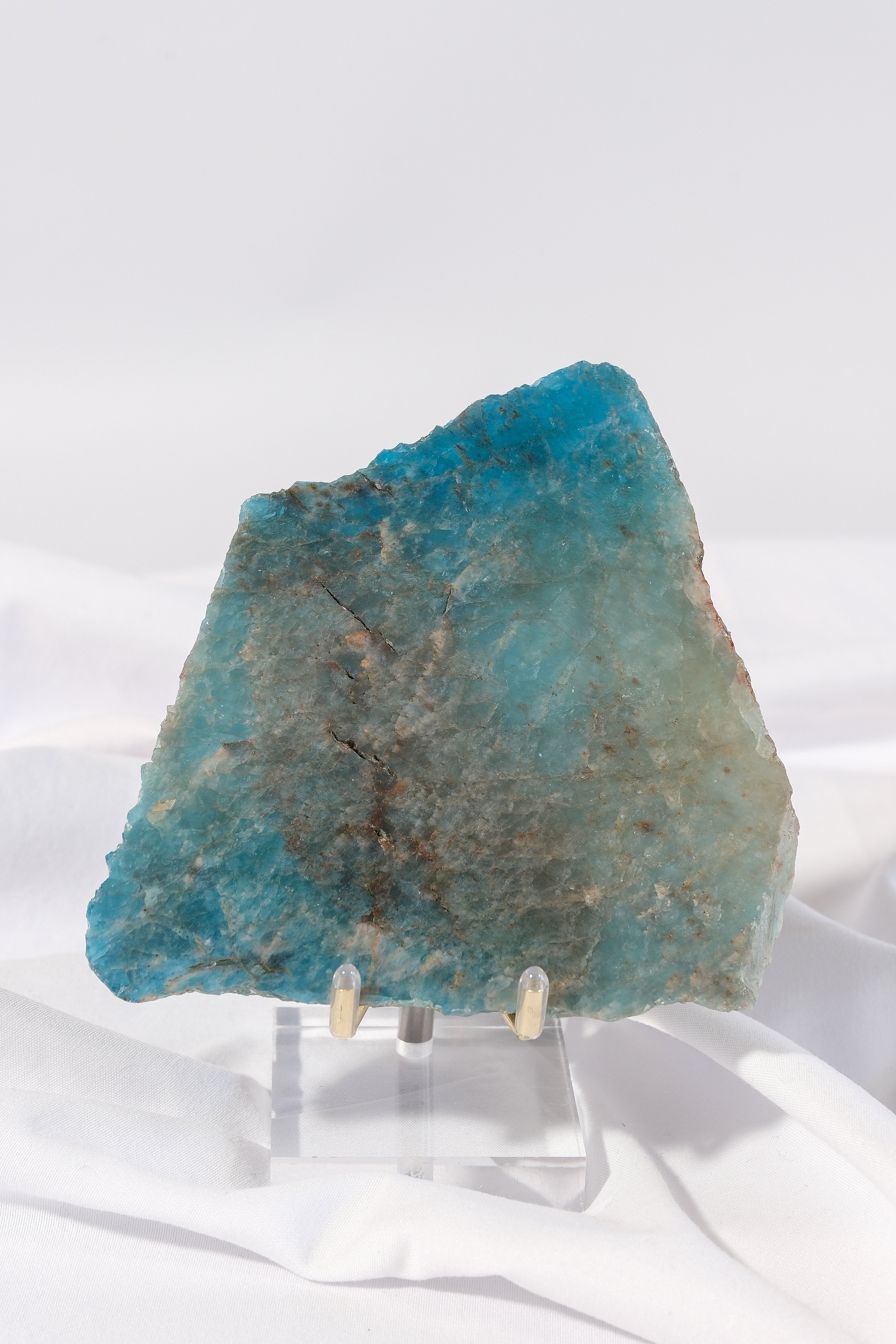 Blue Apatite Slab