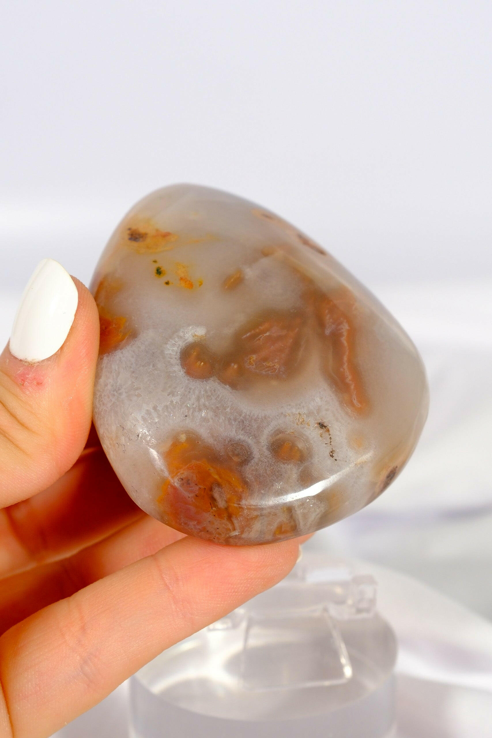 Red Sashe River Freeform/Palmstone Healing Crystal.