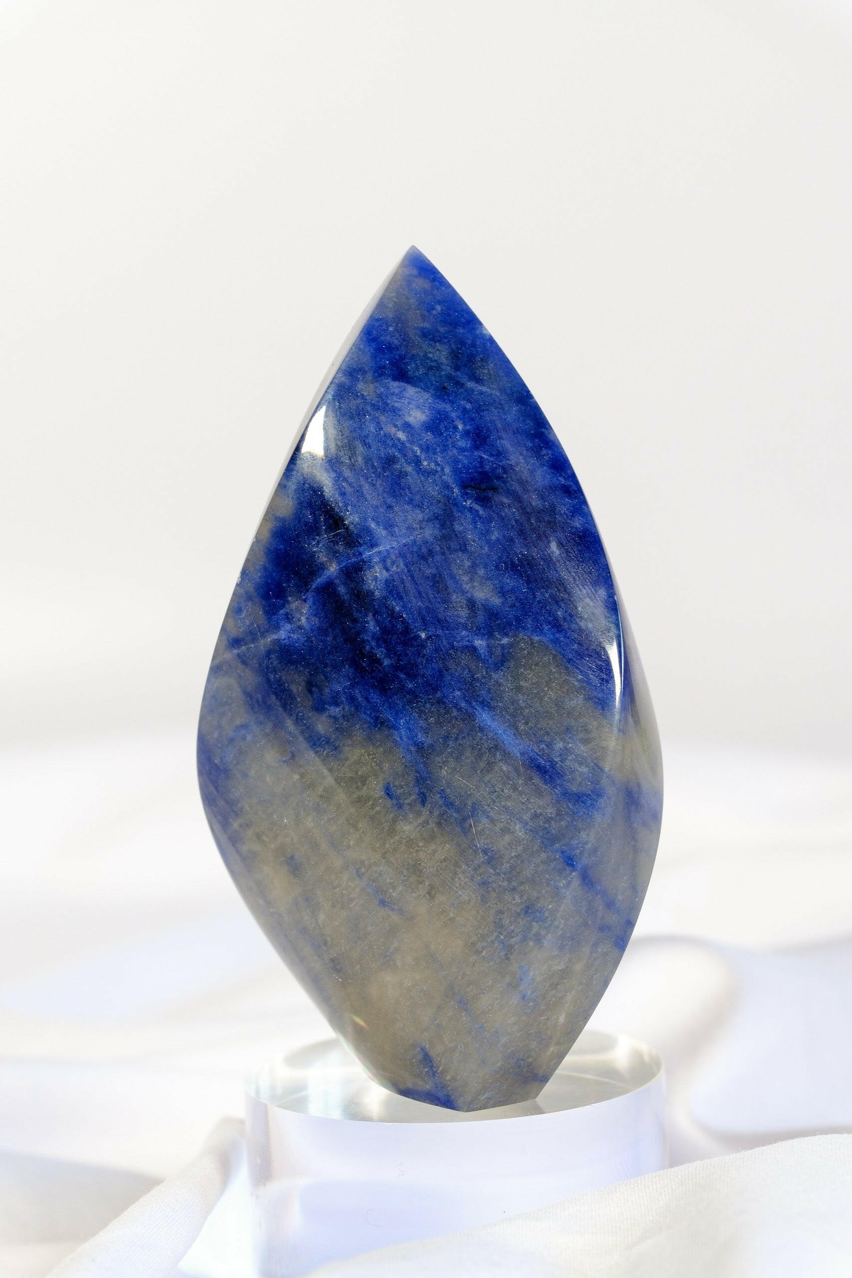 Sodalite Flame Healing Crystal.