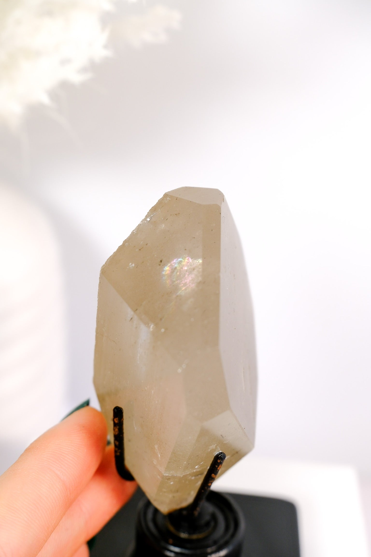 Garden/Chlorite Quartz on Spinning Stand
