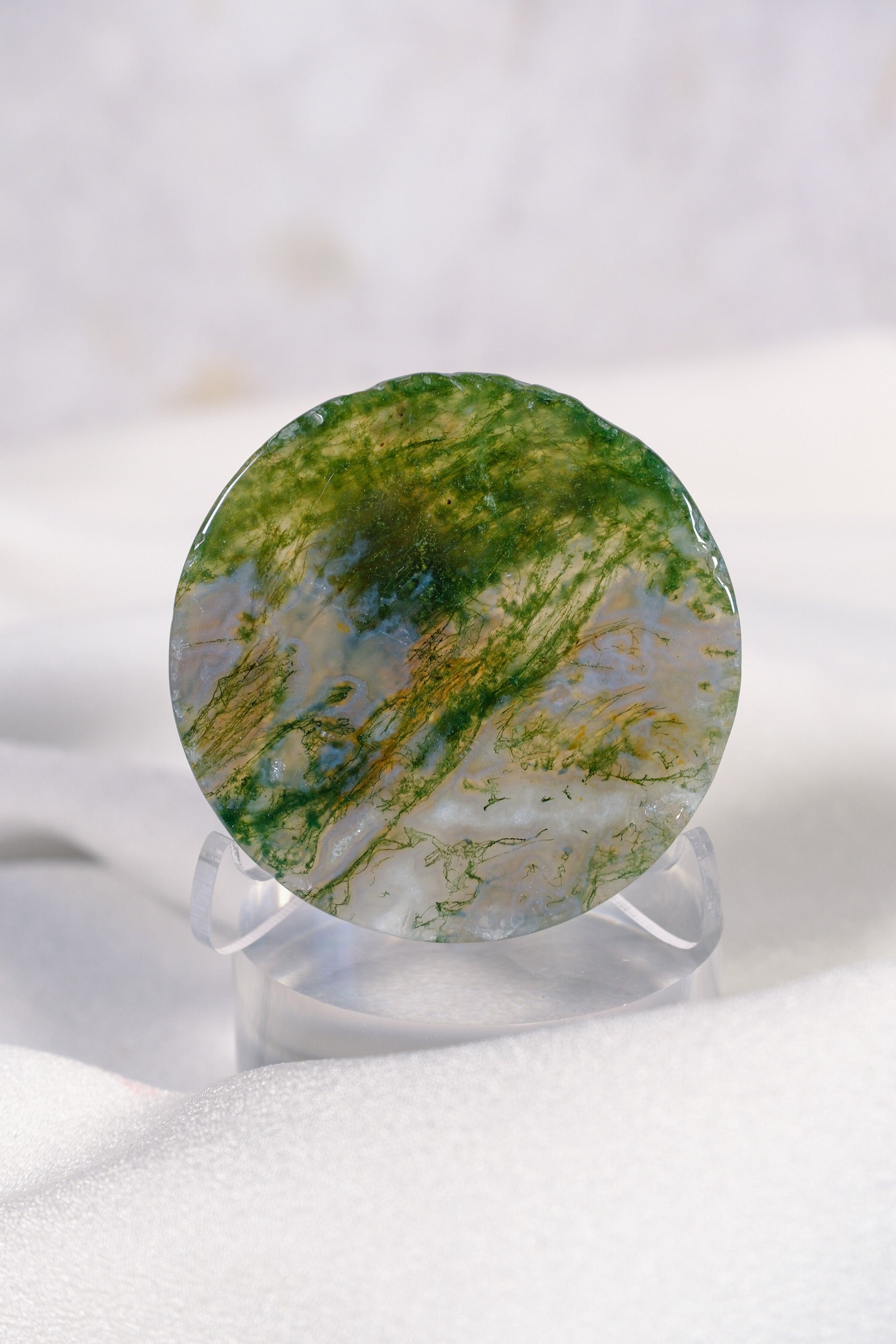 Moss Agate Slice