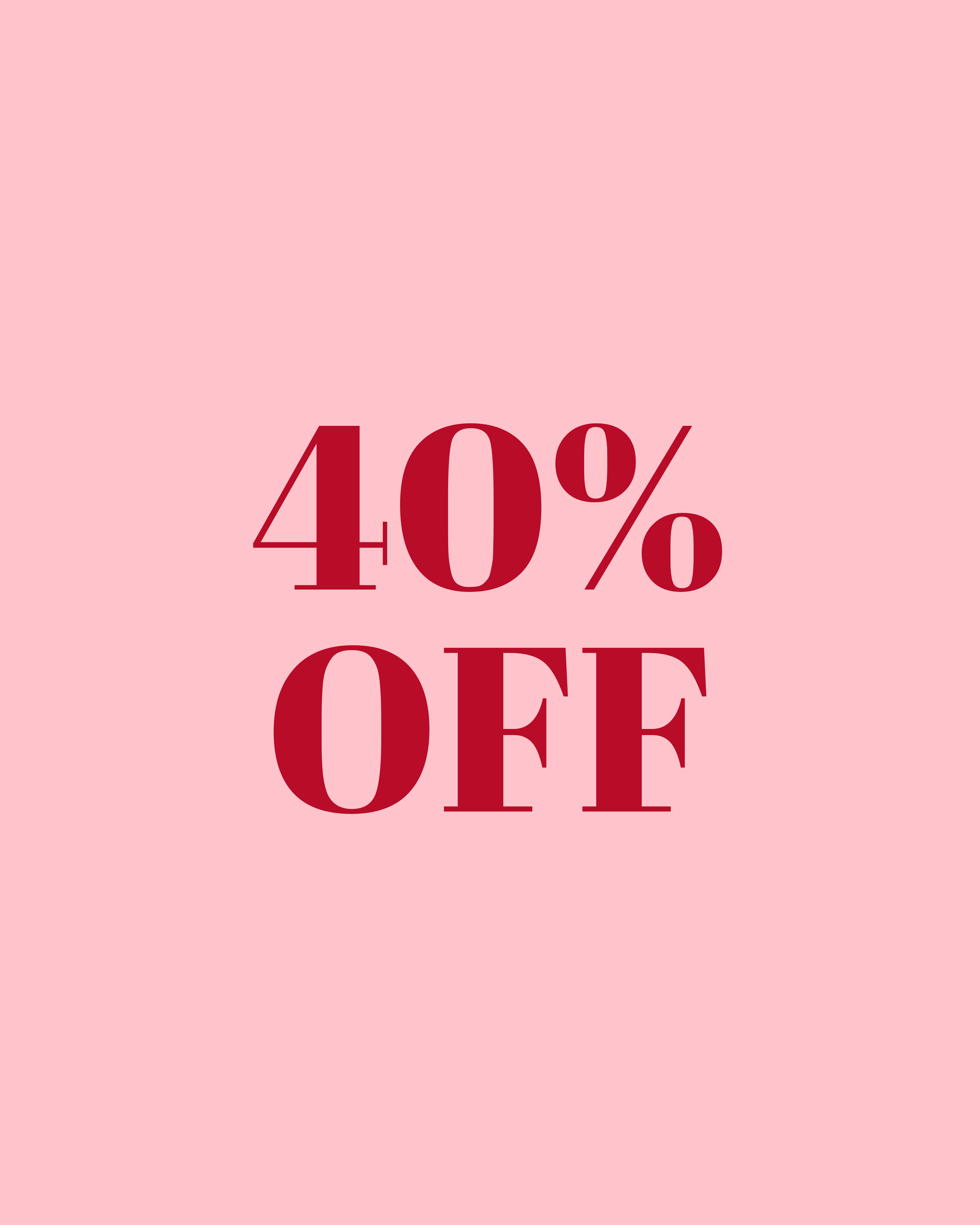 40% OFF