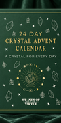 24 Day Crystal Advent Calendar by Stones of Virtue